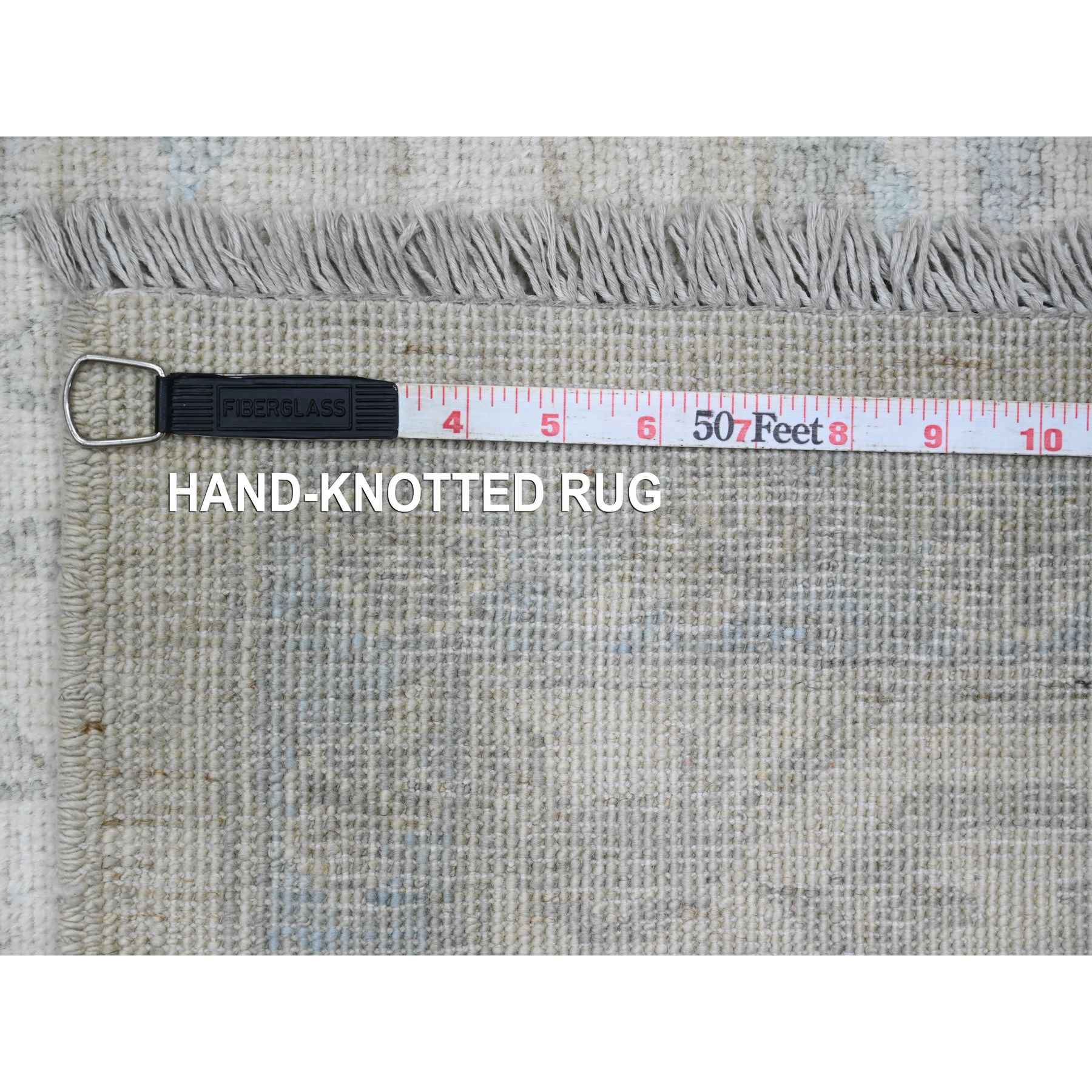 Oushak-And-Peshawar-Hand-Knotted-Rug-104580