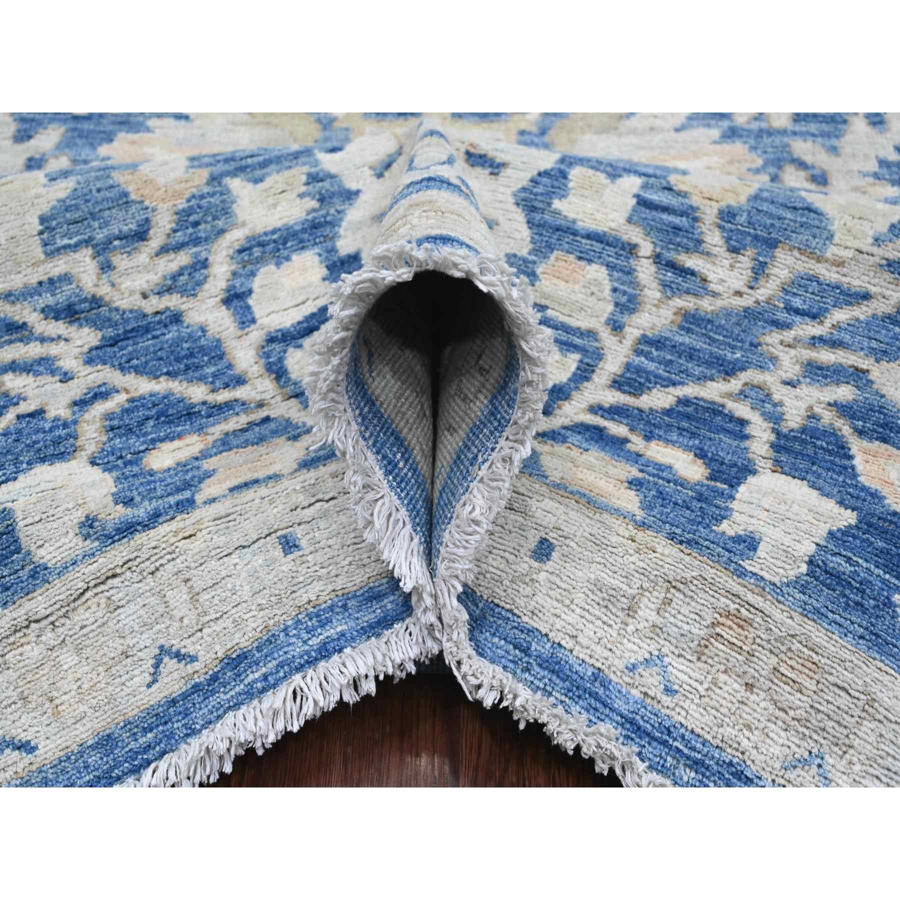 Oushak-And-Peshawar-Hand-Knotted-Rug-104585
