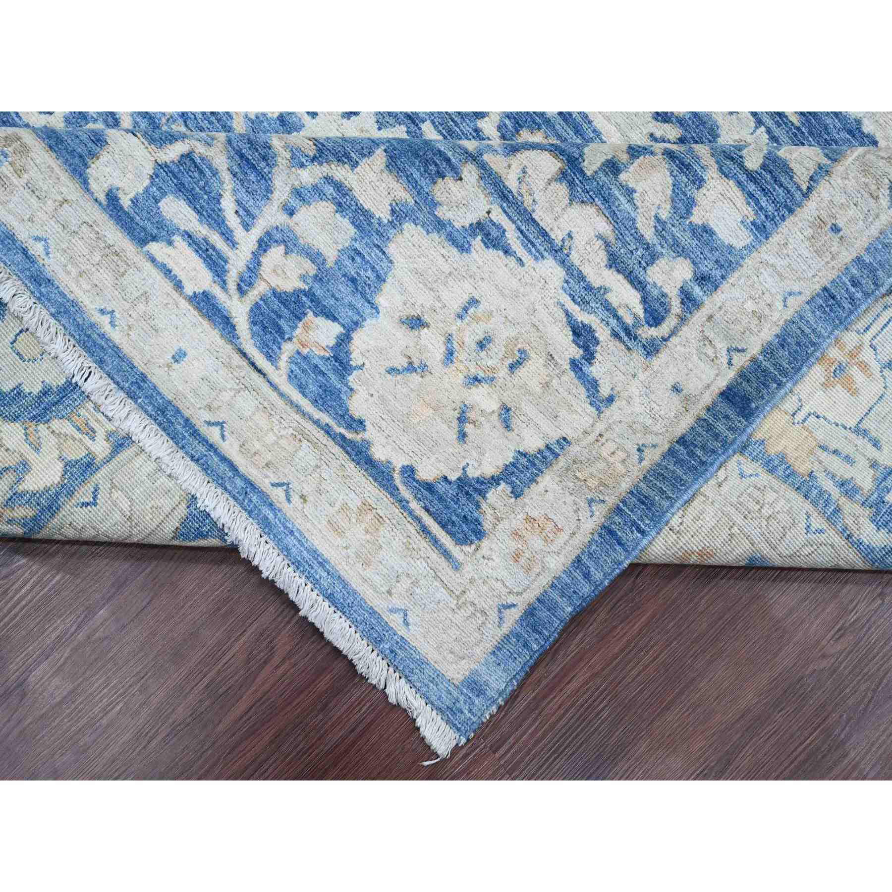 Oushak-And-Peshawar-Hand-Knotted-Rug-104585