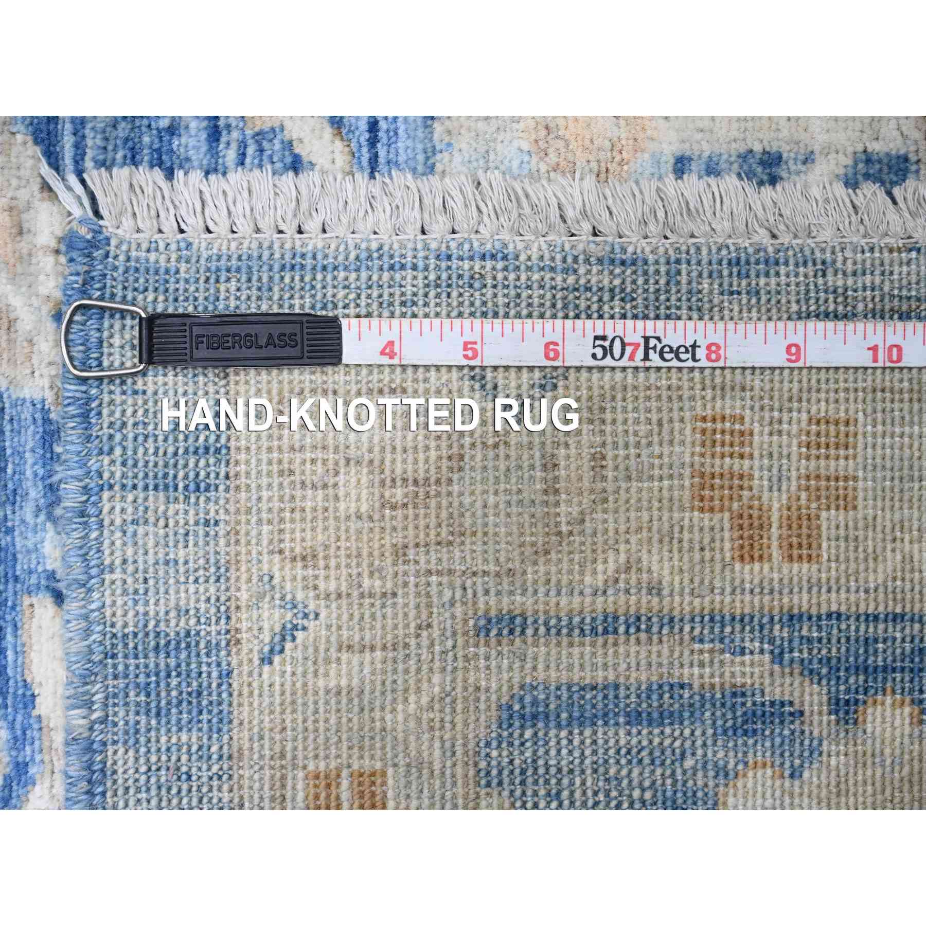 Oushak-And-Peshawar-Hand-Knotted-Rug-104585