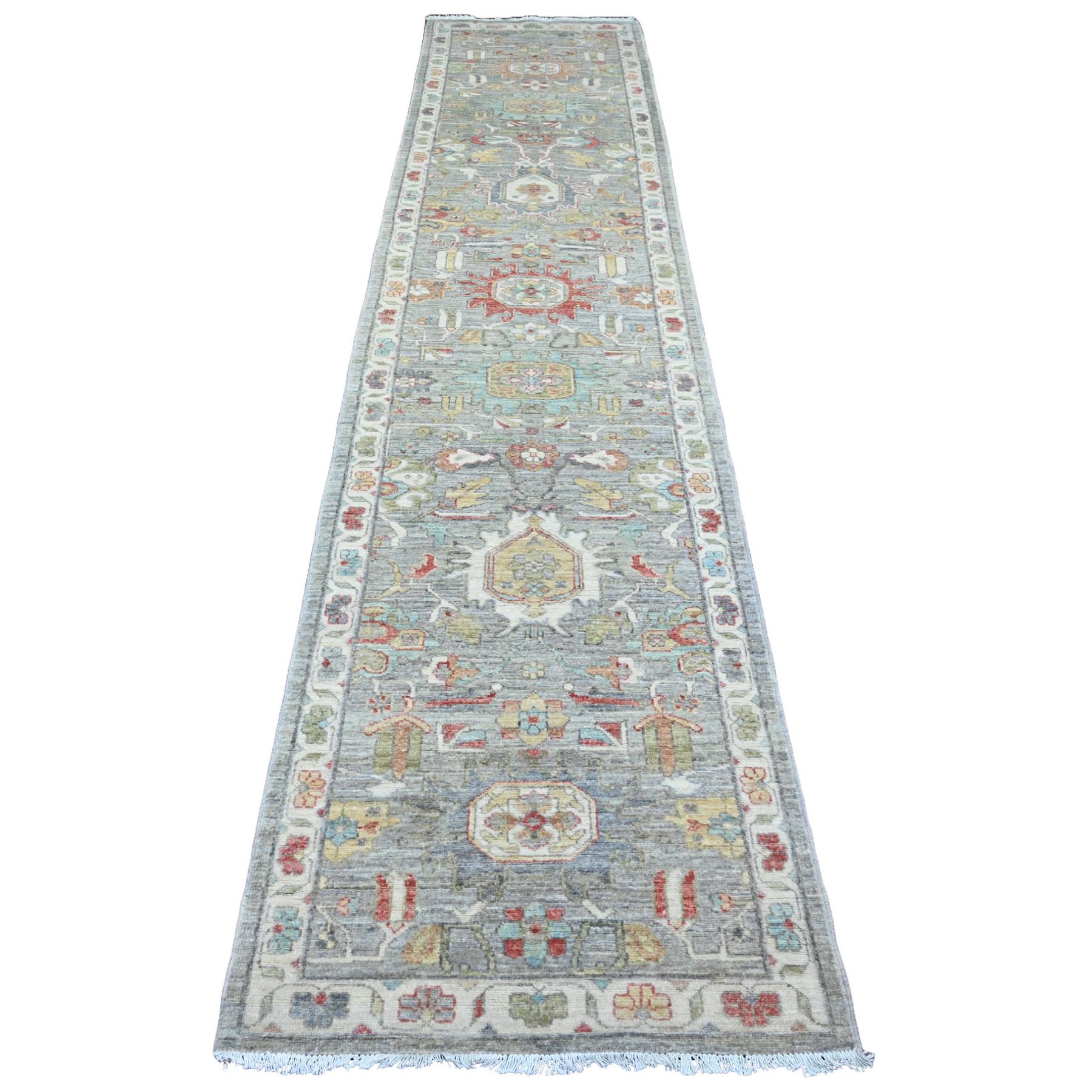 Oushak-And-Peshawar-Hand-Knotted-Rug-104600