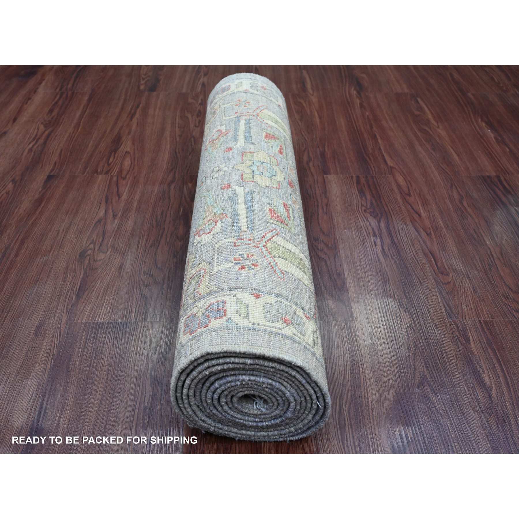 Oushak-And-Peshawar-Hand-Knotted-Rug-104600