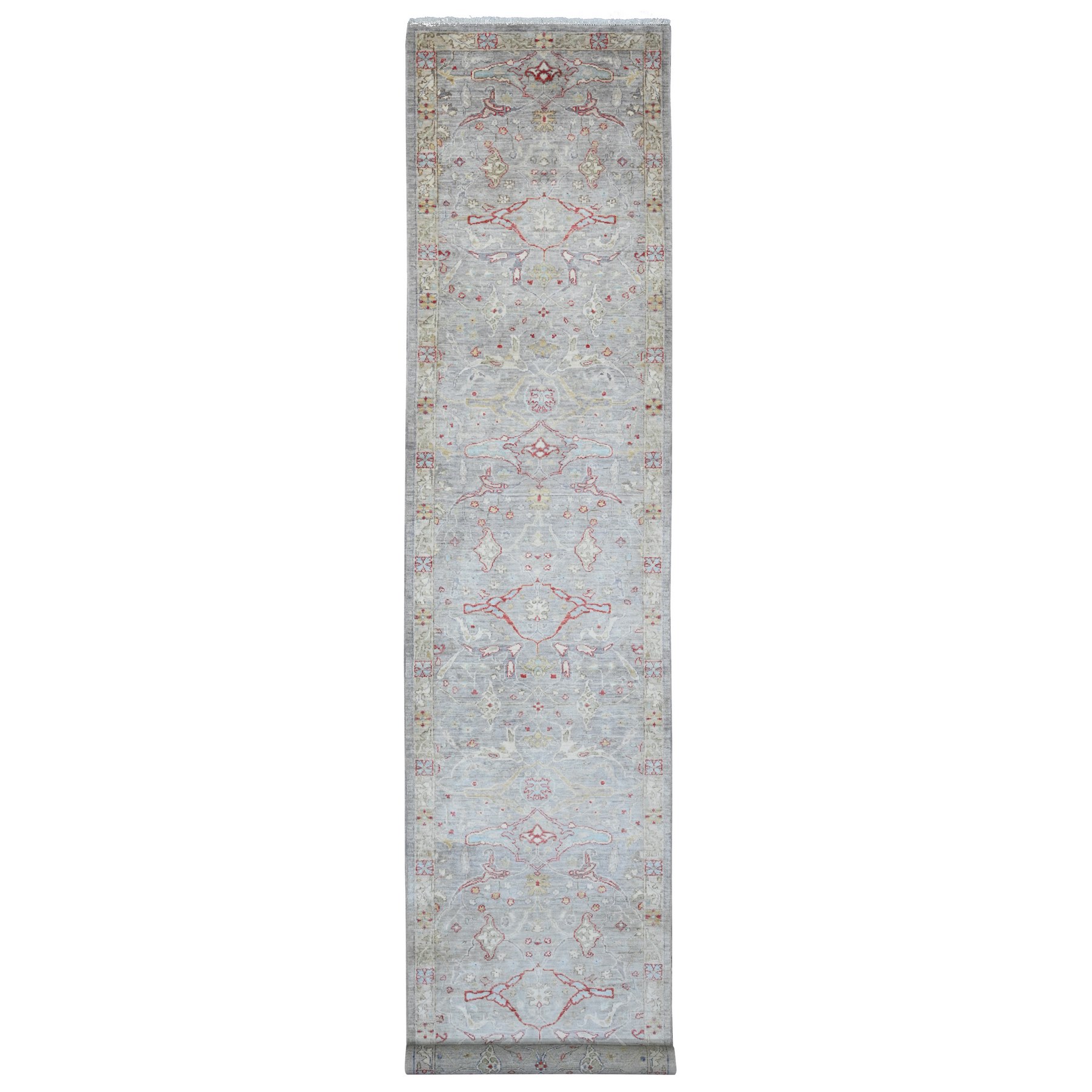 Oushak-And-Peshawar-Hand-Knotted-Rug-104605