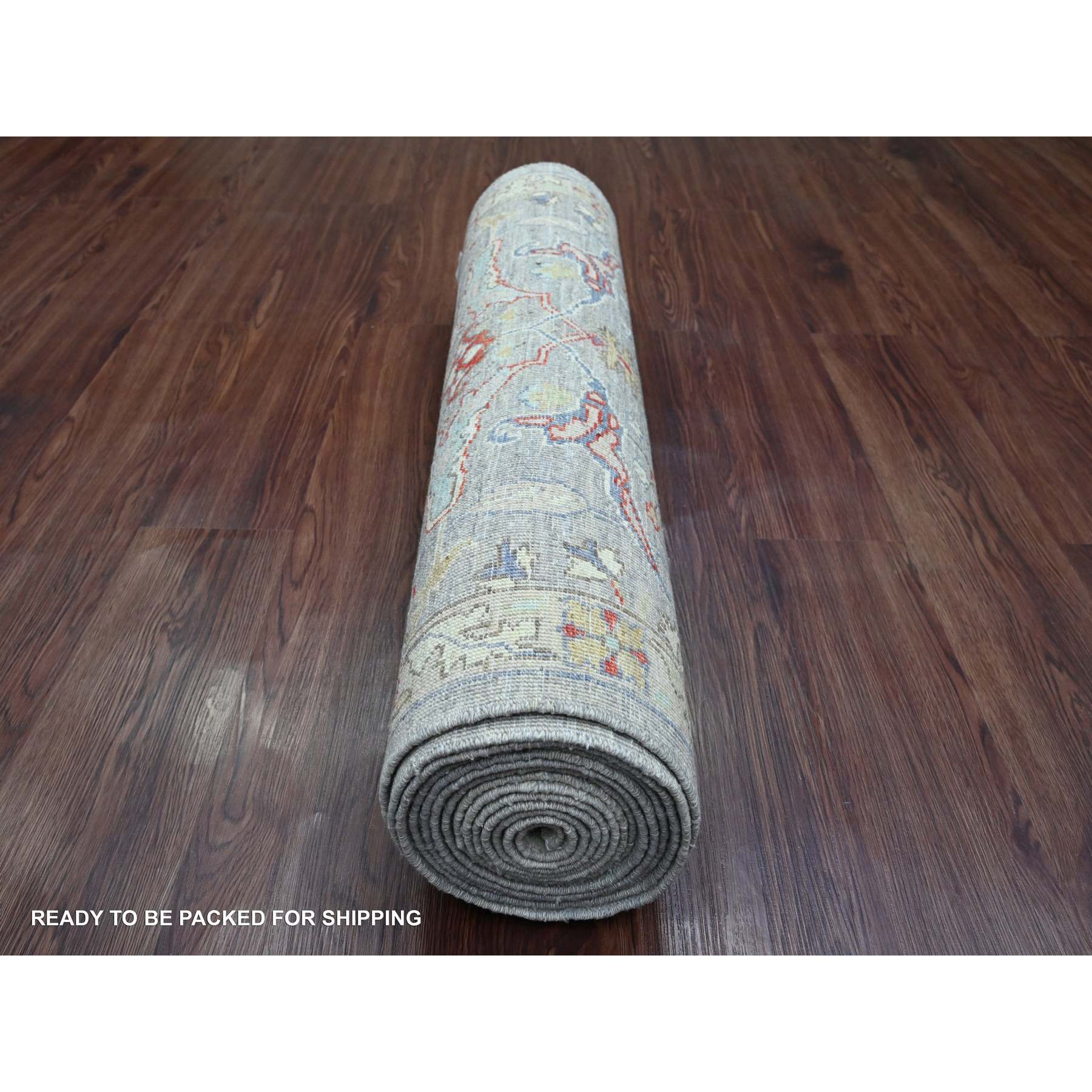 Oushak-And-Peshawar-Hand-Knotted-Rug-104605