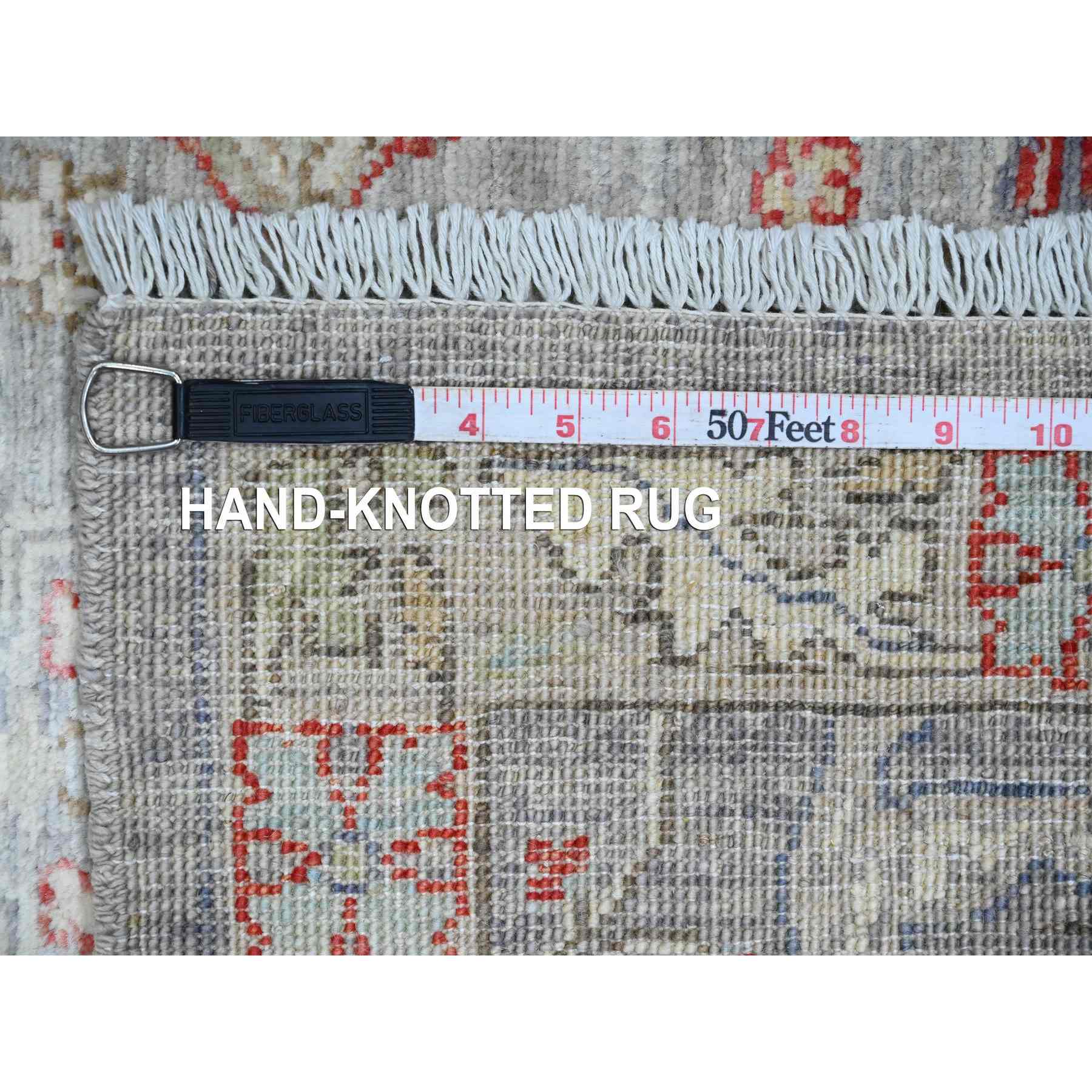 Oushak-And-Peshawar-Hand-Knotted-Rug-104605