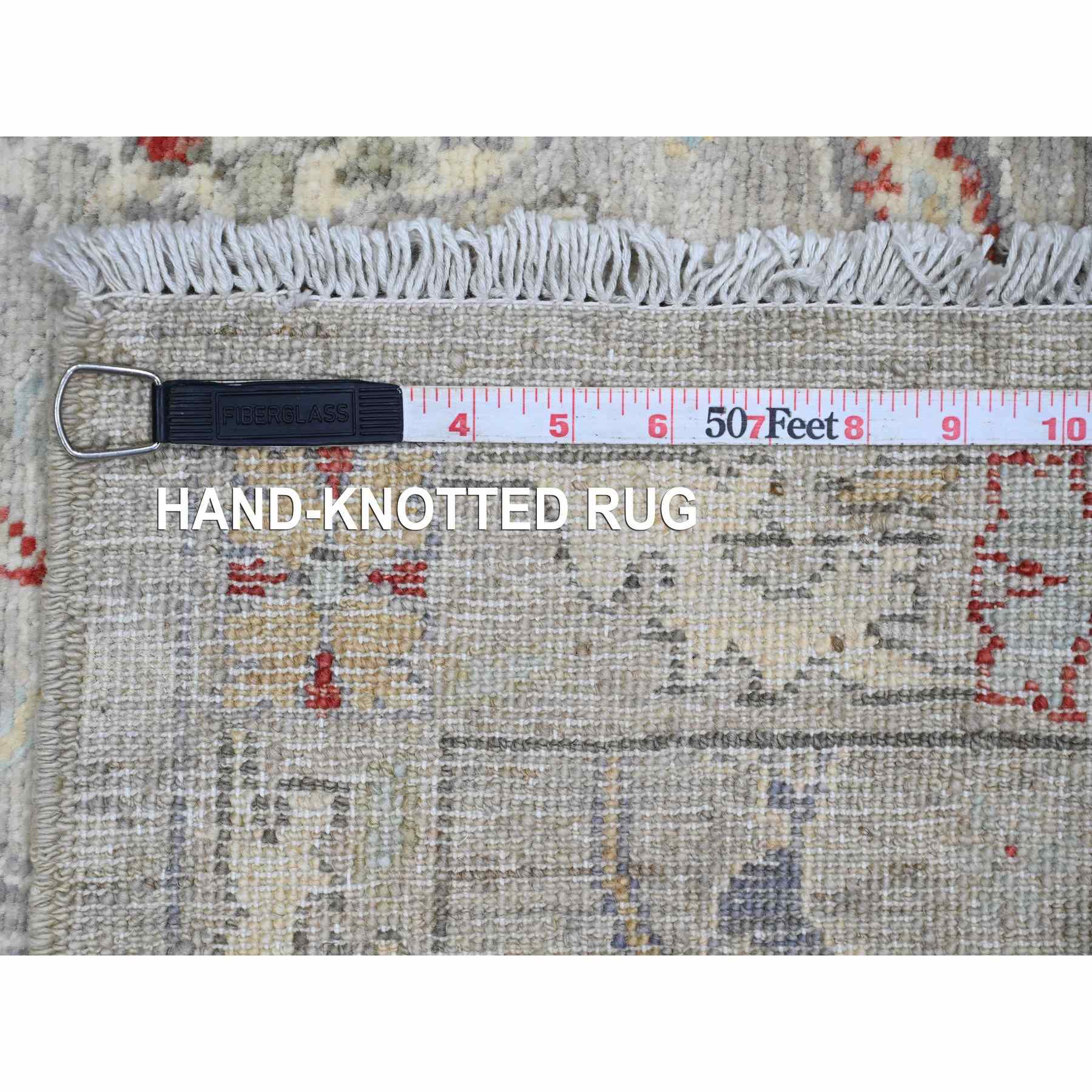 Oushak-And-Peshawar-Hand-Knotted-Rug-104615