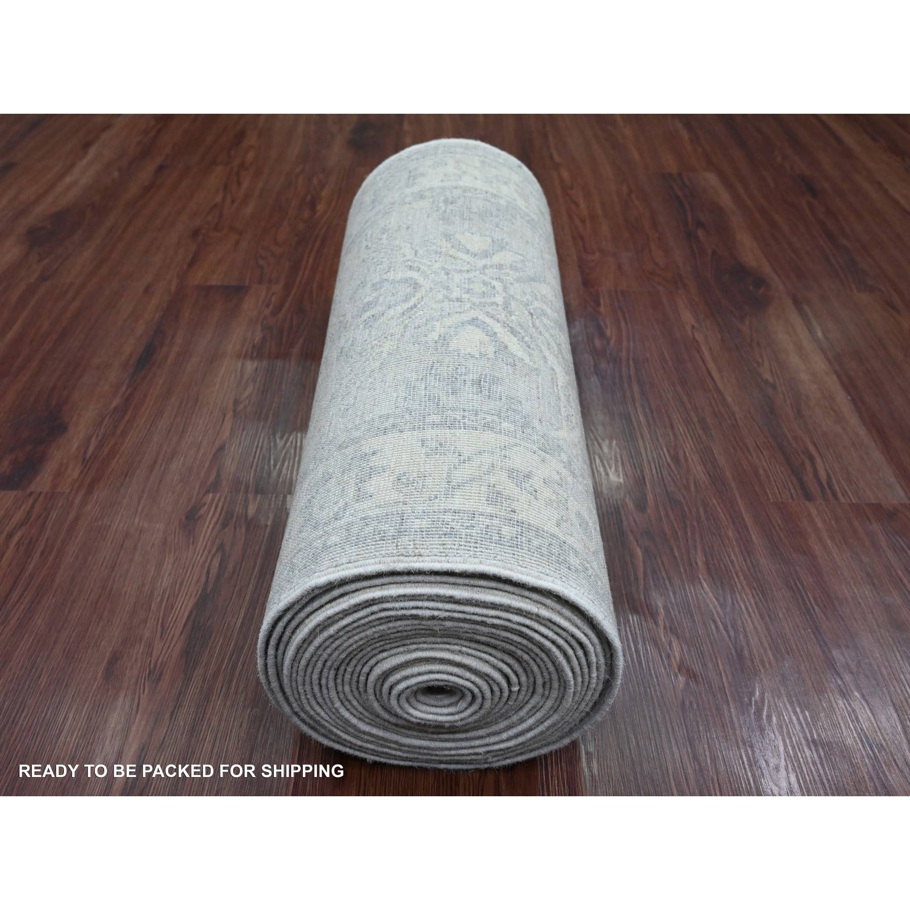 Oushak-And-Peshawar-Hand-Knotted-Rug-104630