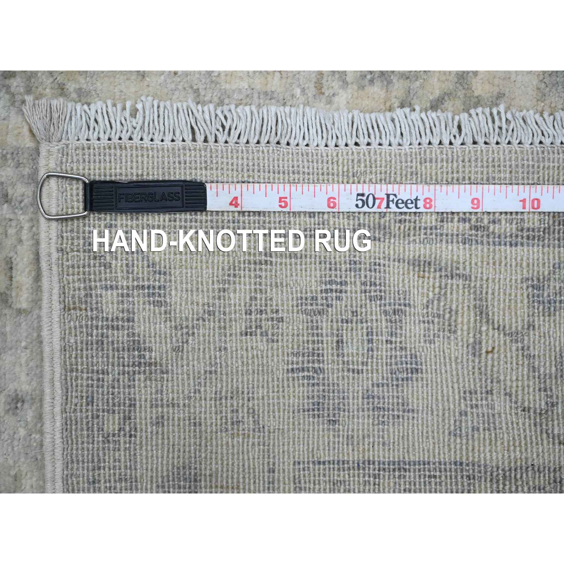 Oushak-And-Peshawar-Hand-Knotted-Rug-104630