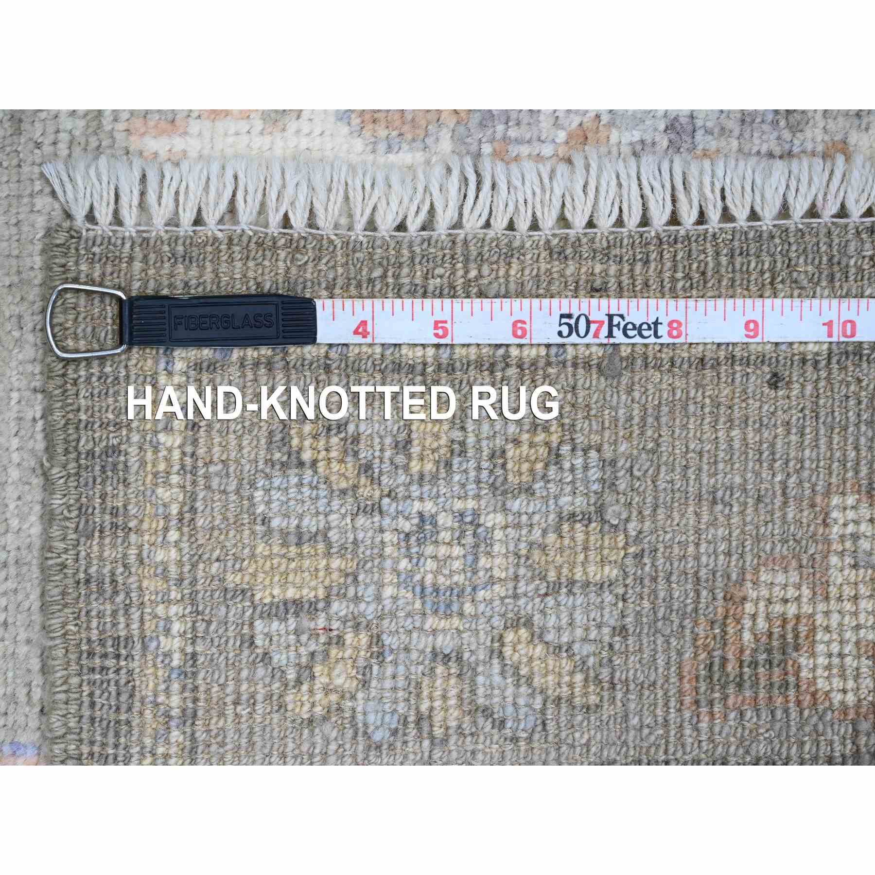 Oushak-And-Peshawar-Hand-Knotted-Rug-104655