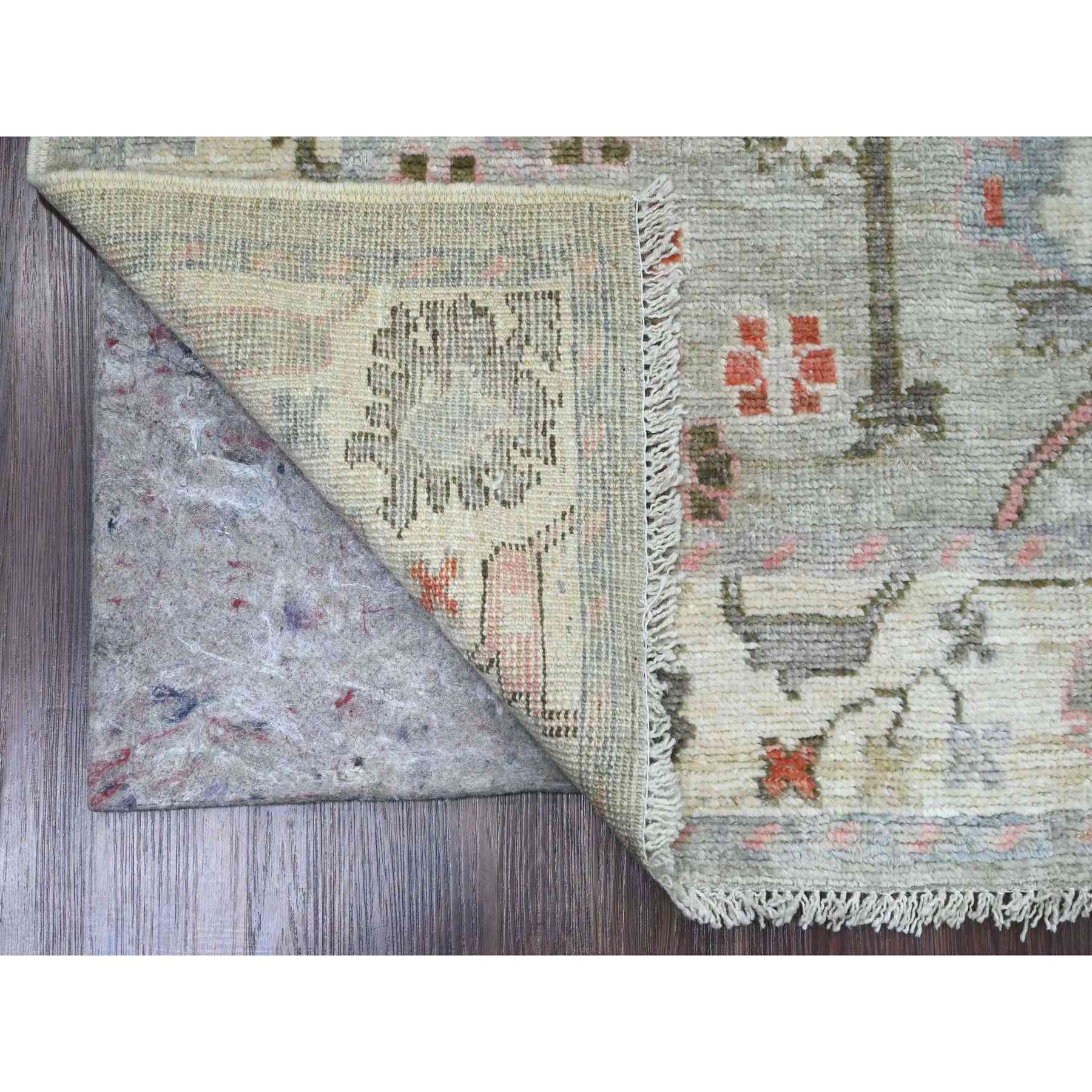 Oushak-And-Peshawar-Hand-Knotted-Rug-104705