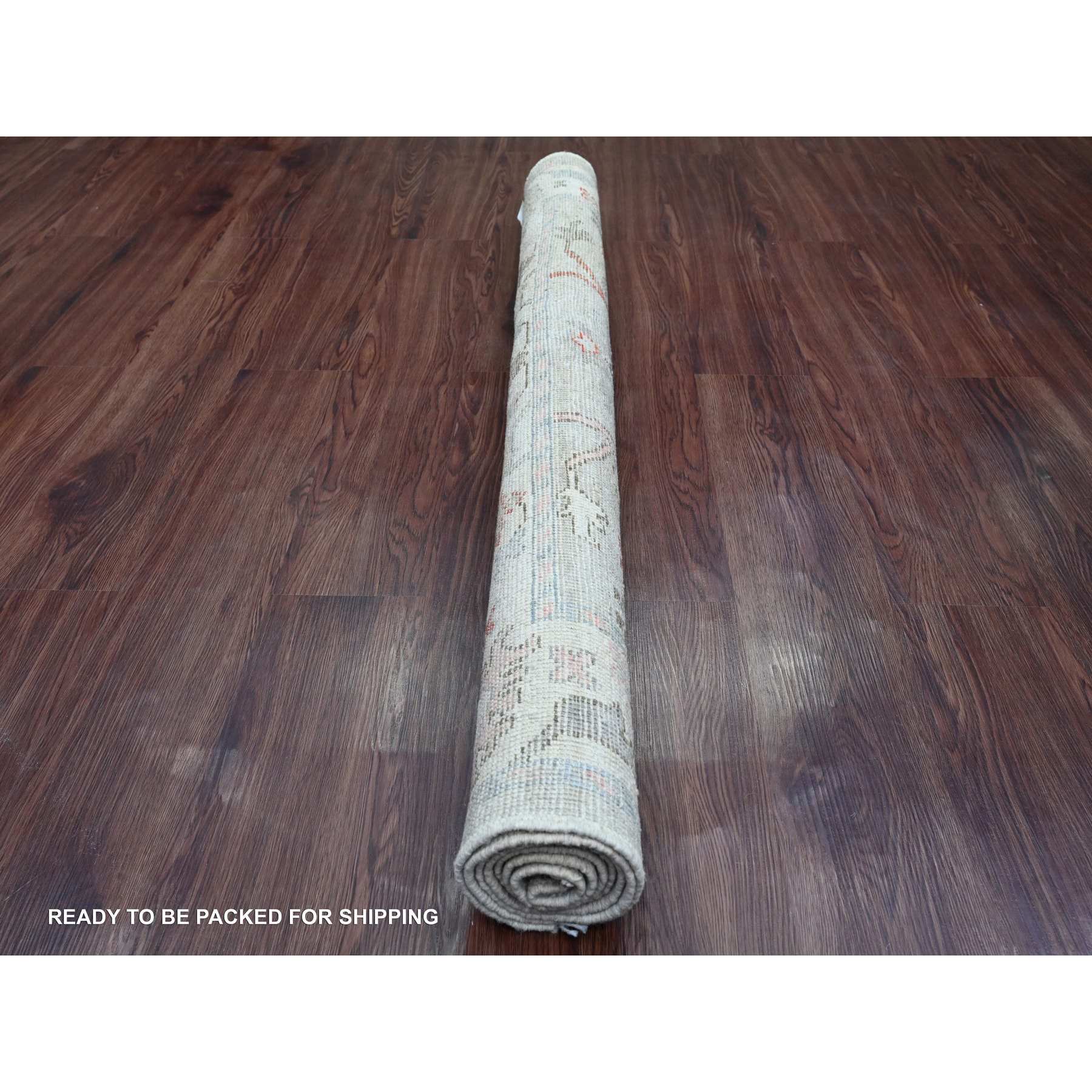 Oushak-And-Peshawar-Hand-Knotted-Rug-104705