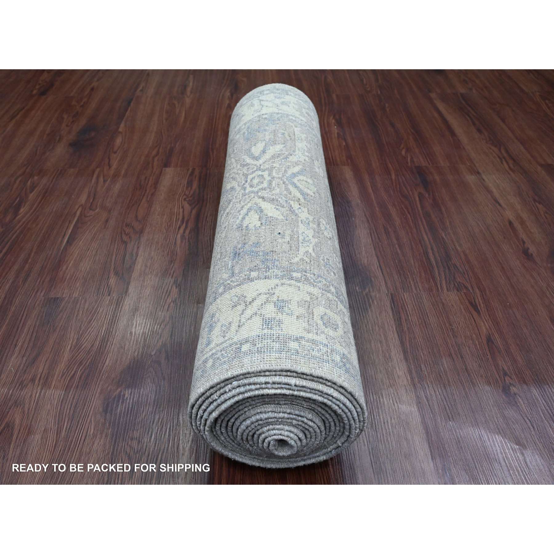 Oushak-And-Peshawar-Hand-Knotted-Rug-104725