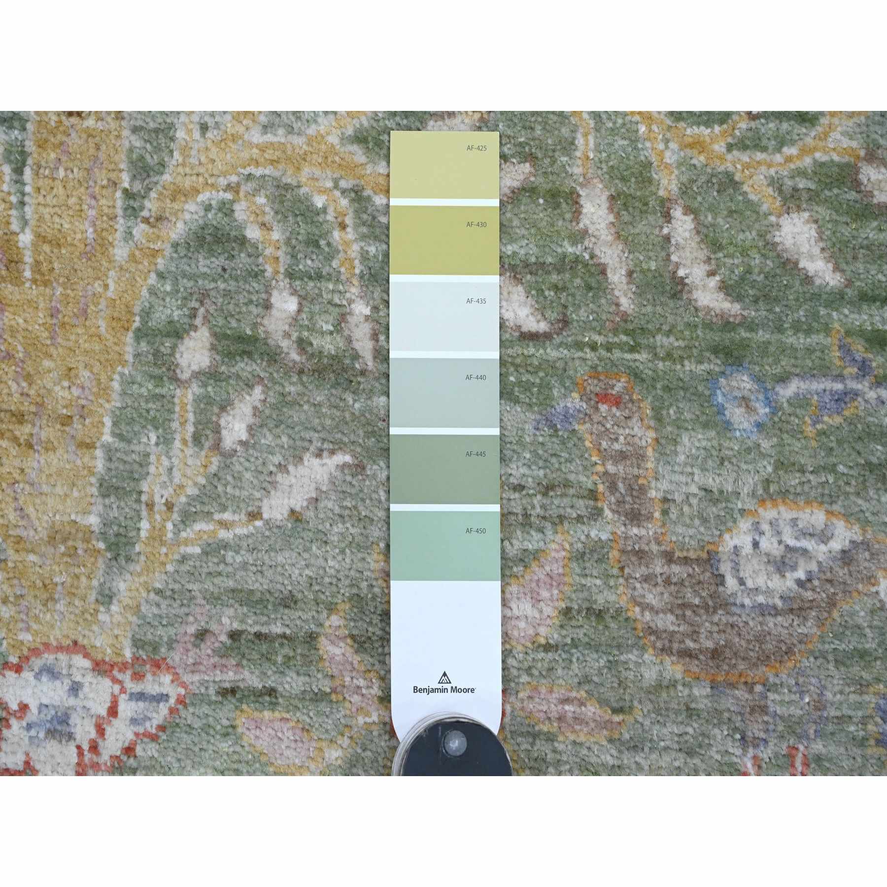 Oushak-And-Peshawar-Hand-Knotted-Rug-104785