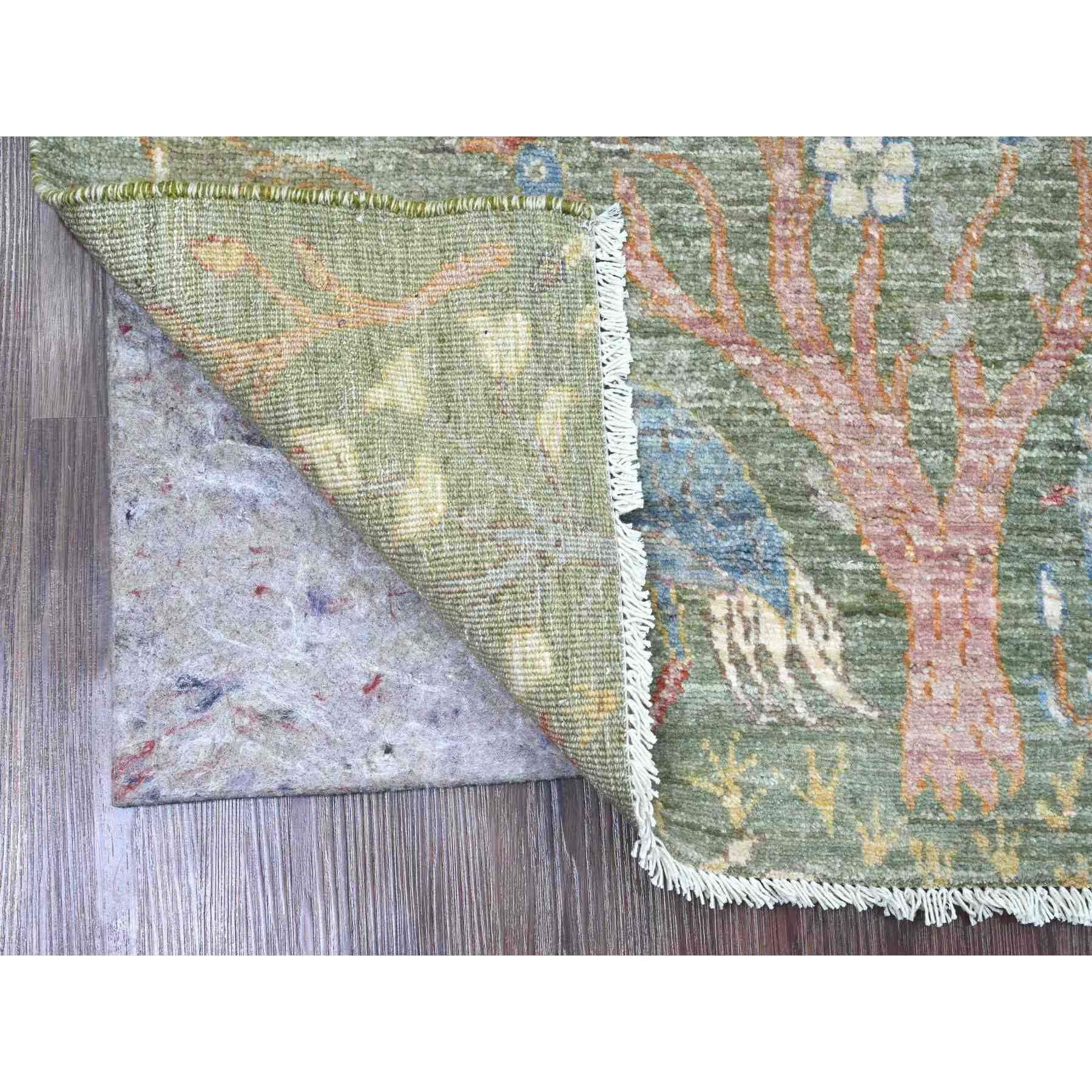 Oushak-And-Peshawar-Hand-Knotted-Rug-104815