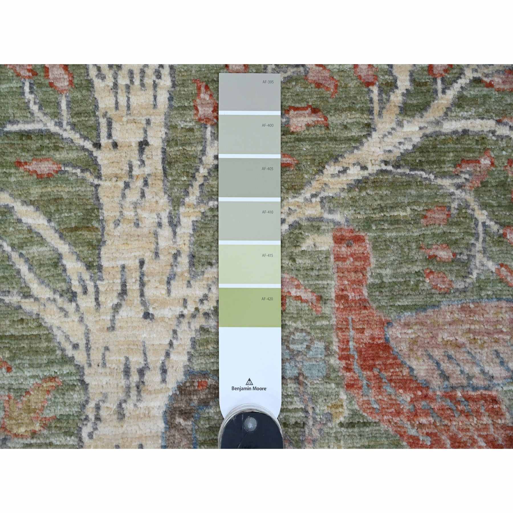 Oushak-And-Peshawar-Hand-Knotted-Rug-104815