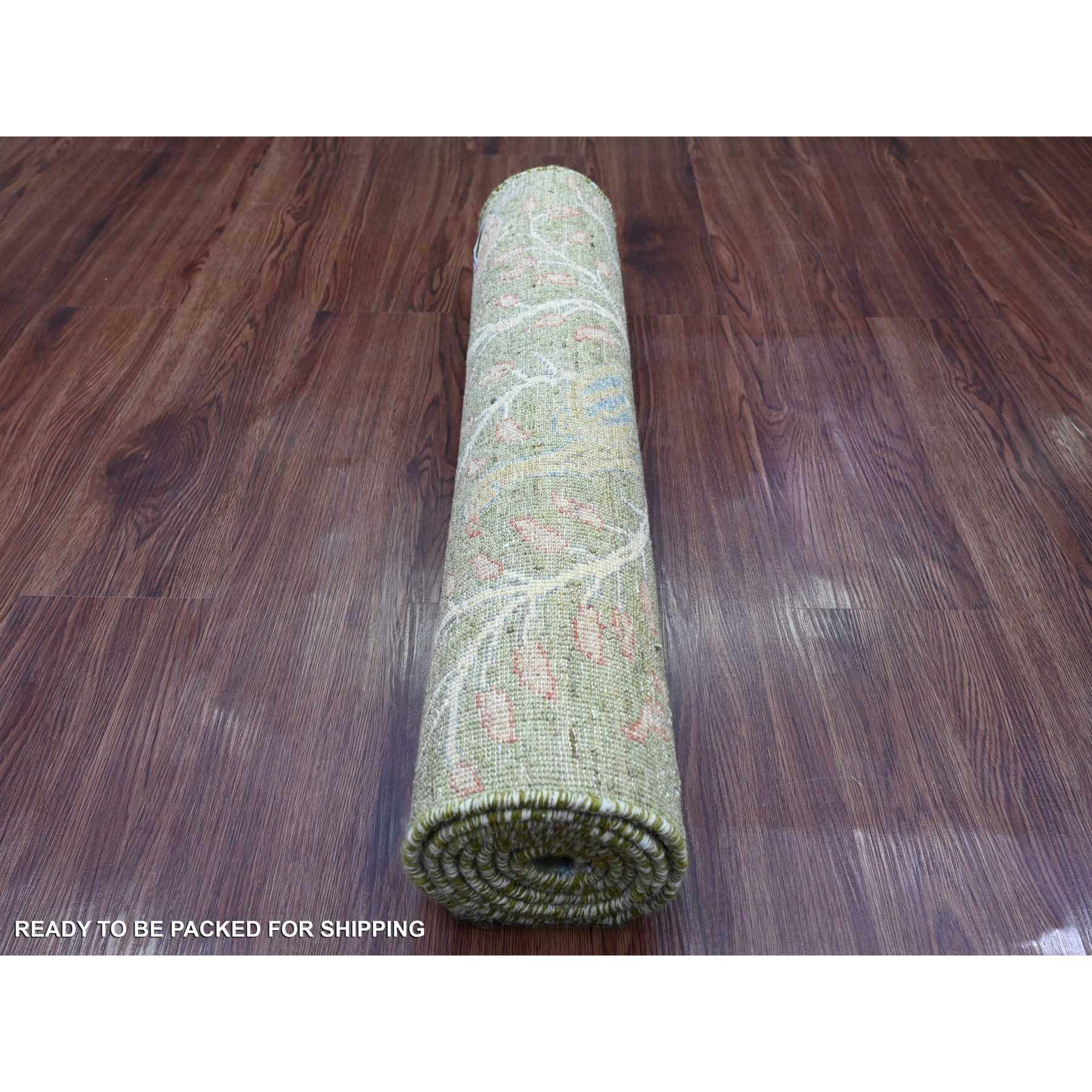 Oushak-And-Peshawar-Hand-Knotted-Rug-104815