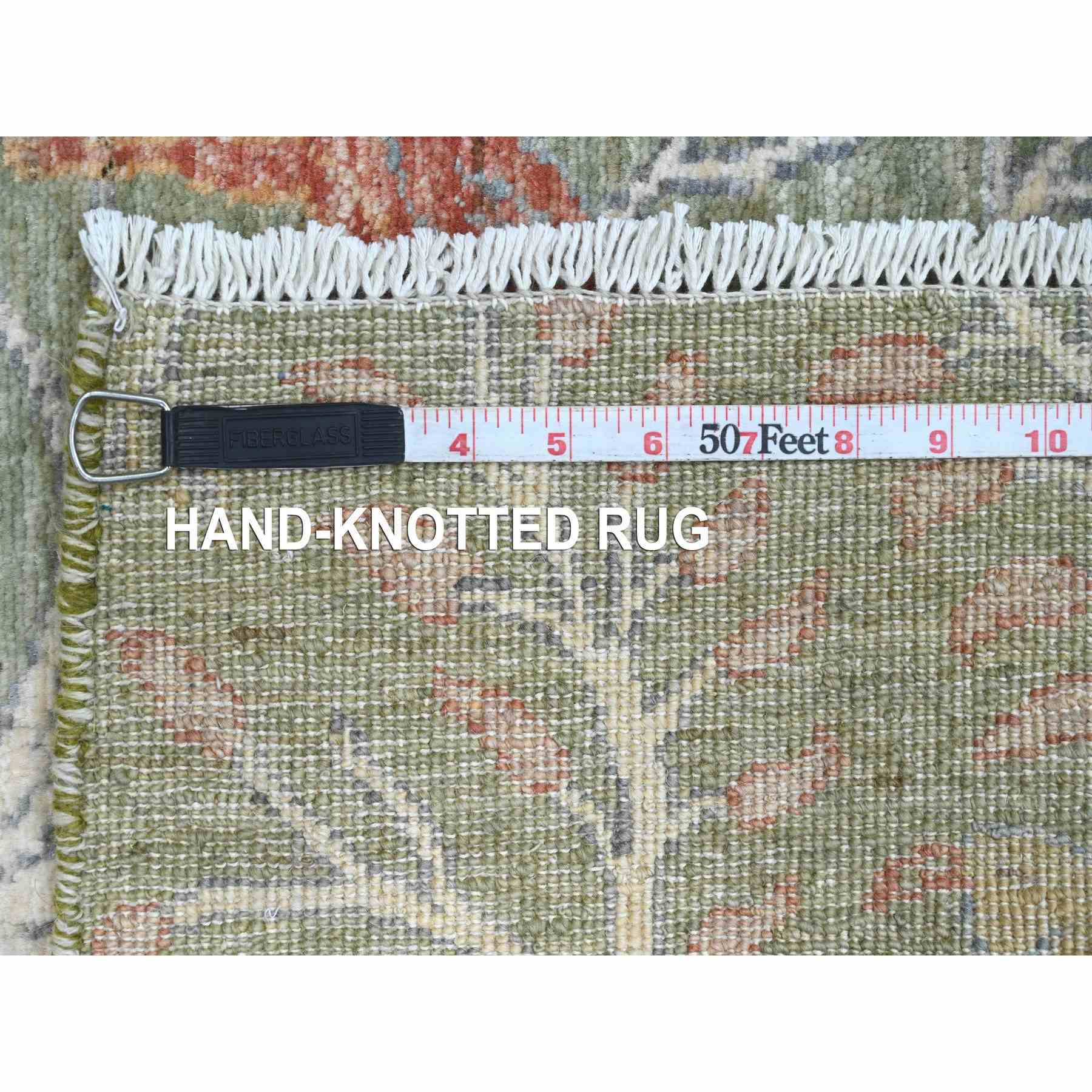 Oushak-And-Peshawar-Hand-Knotted-Rug-104815