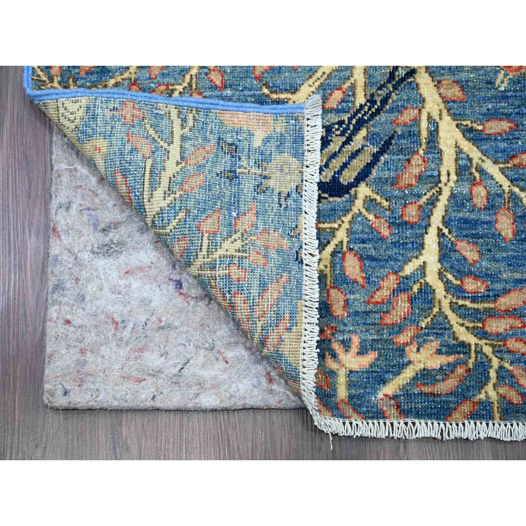 Oushak-And-Peshawar-Hand-Knotted-Rug-104825