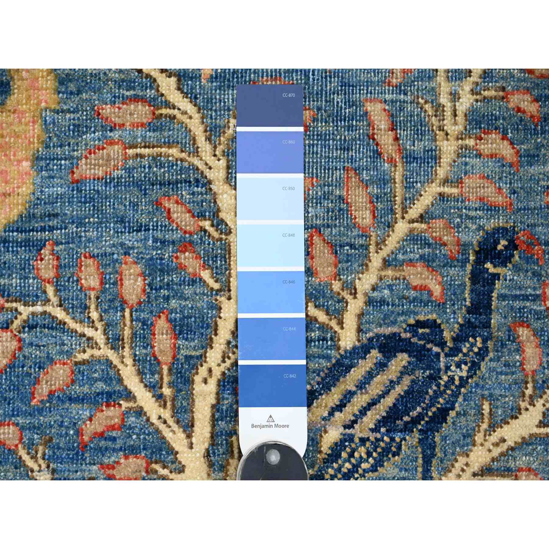 Oushak-And-Peshawar-Hand-Knotted-Rug-104825