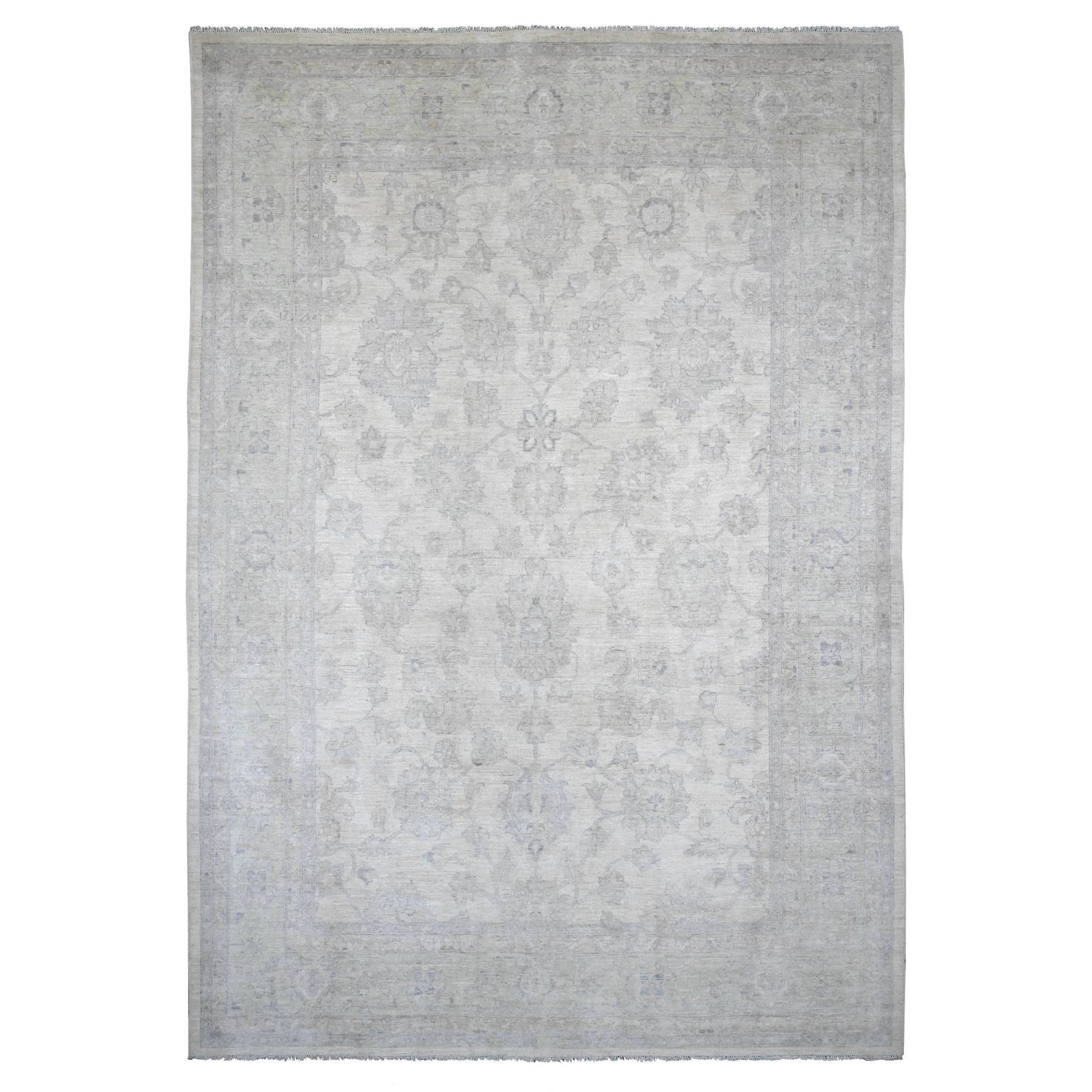 Oushak-And-Peshawar-Hand-Knotted-Rug-104890