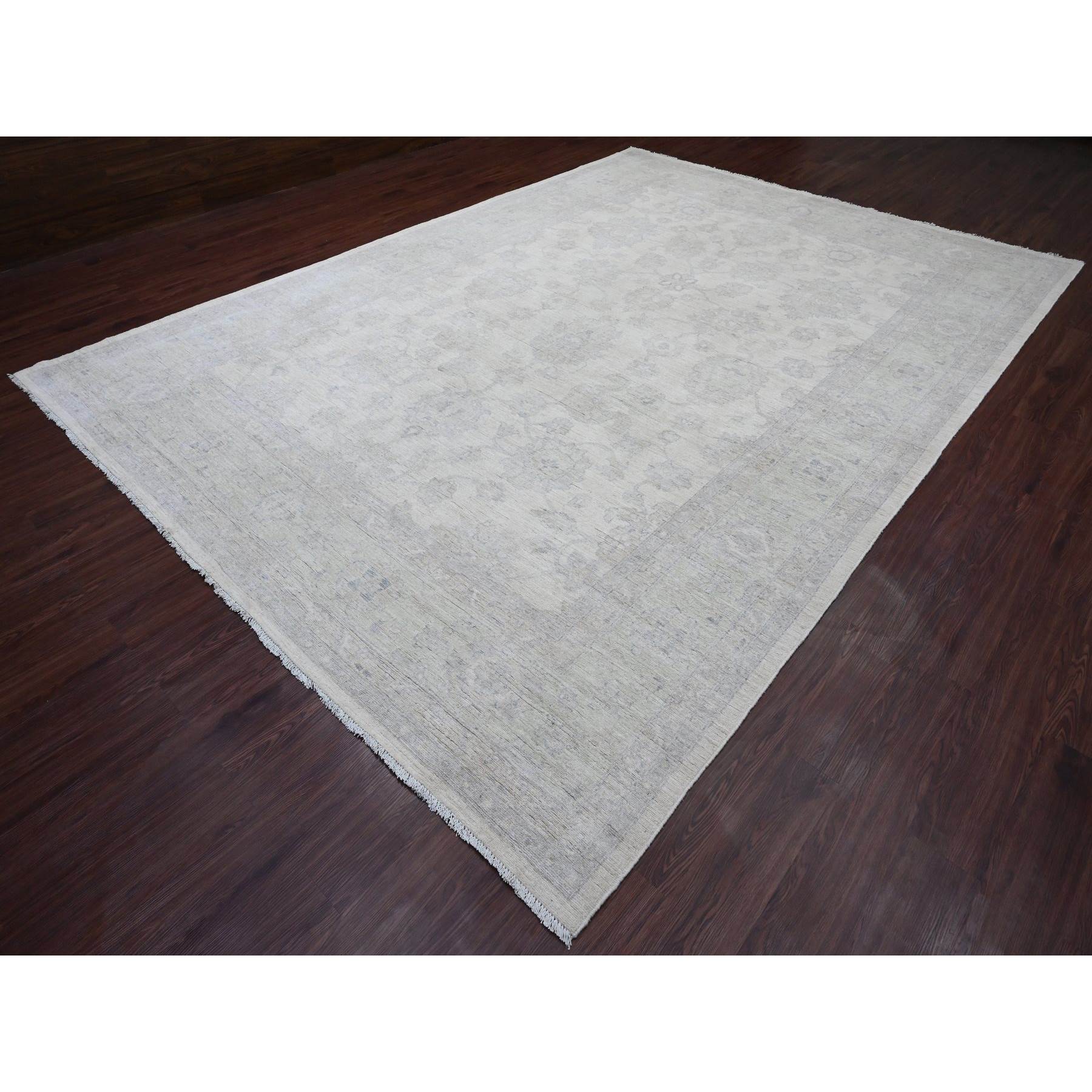 Oushak-And-Peshawar-Hand-Knotted-Rug-104890