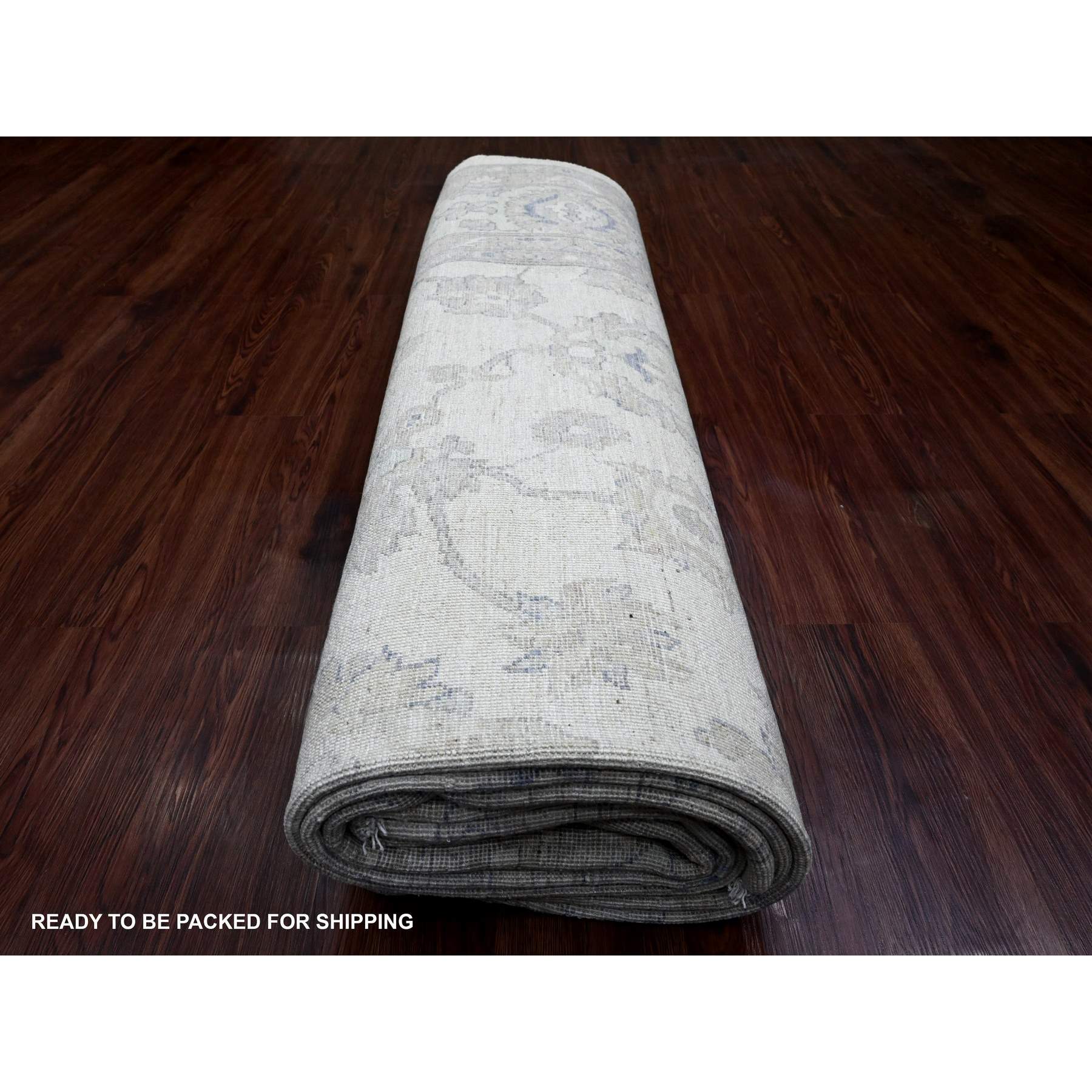 Oushak-And-Peshawar-Hand-Knotted-Rug-104890