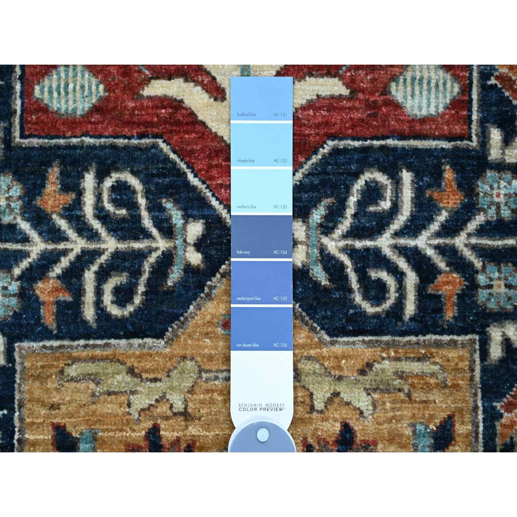 Oushak-And-Peshawar-Hand-Knotted-Rug-104900