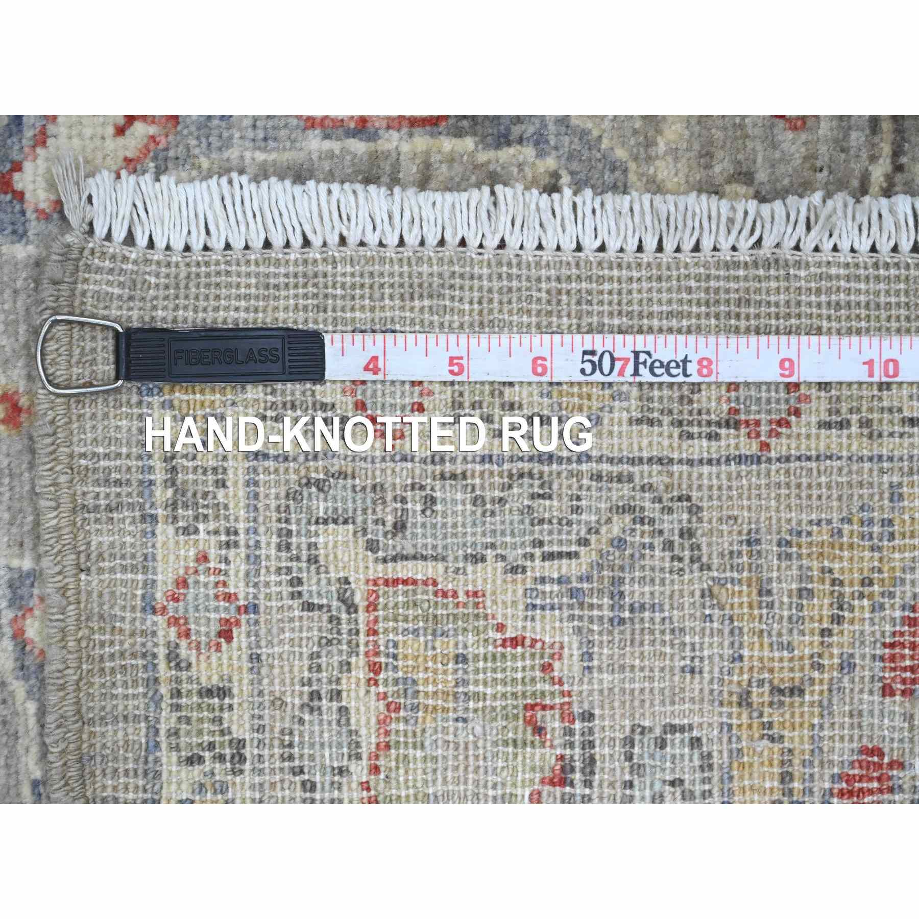 Oushak-And-Peshawar-Hand-Knotted-Rug-104925