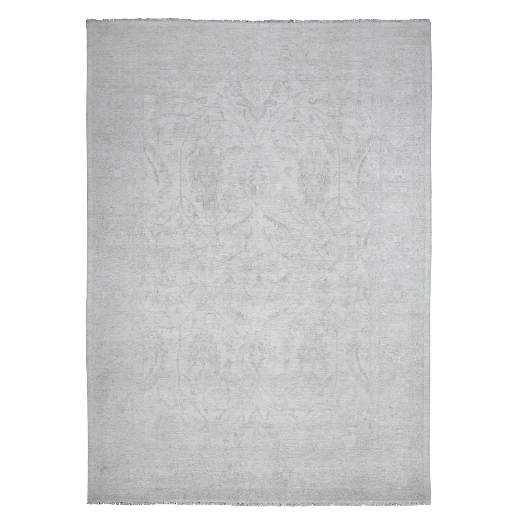 Oushak-And-Peshawar-Hand-Knotted-Rug-104945