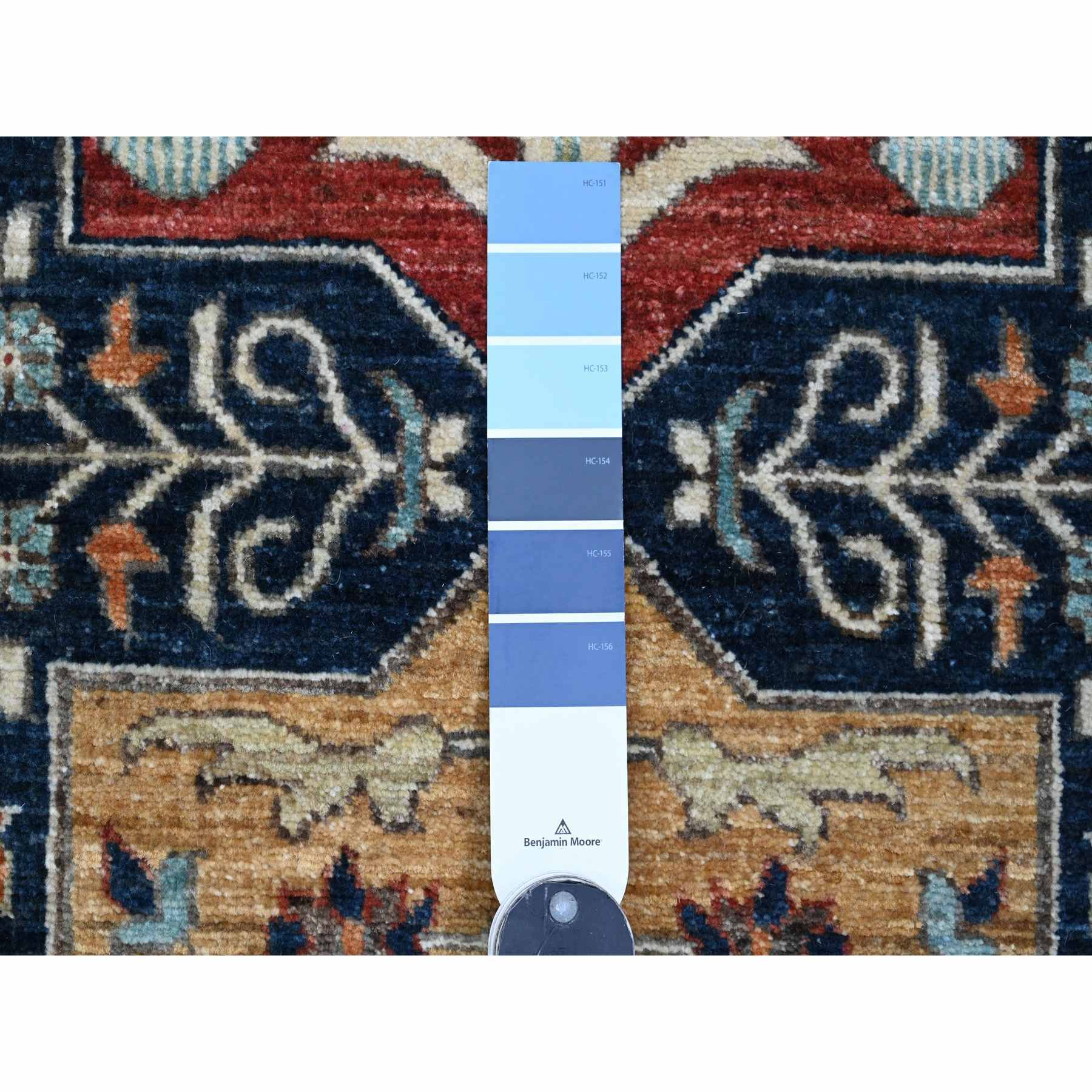 Oushak-And-Peshawar-Hand-Knotted-Rug-104950