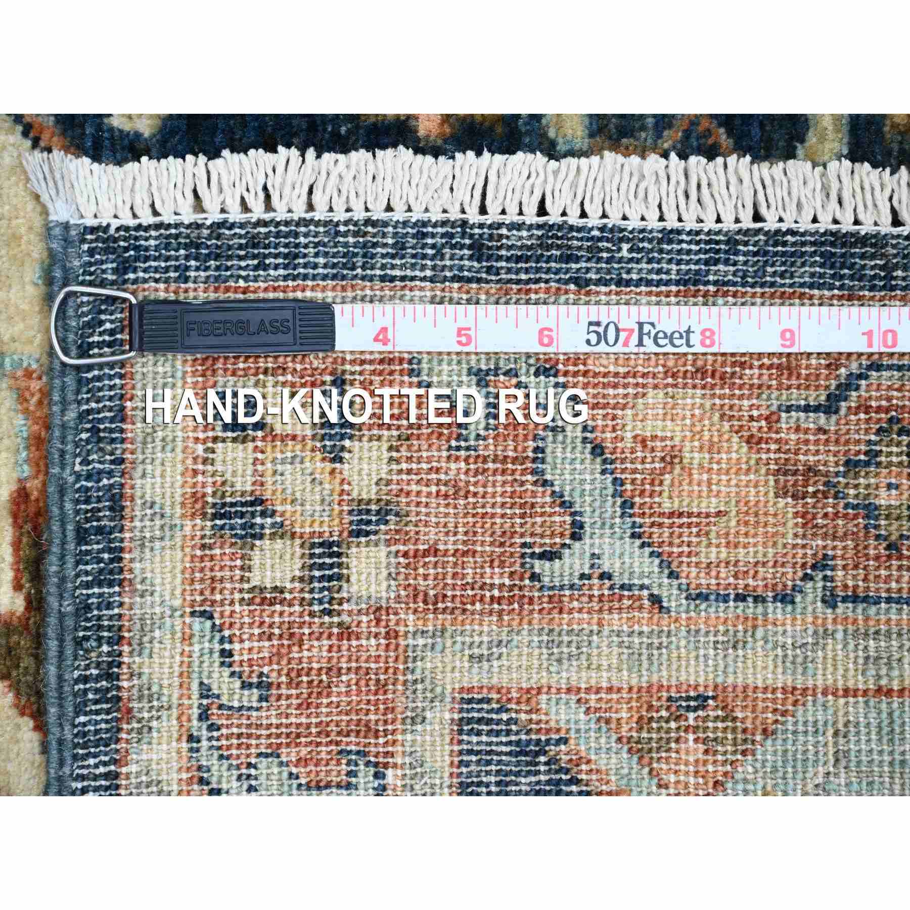 Oushak-And-Peshawar-Hand-Knotted-Rug-104950