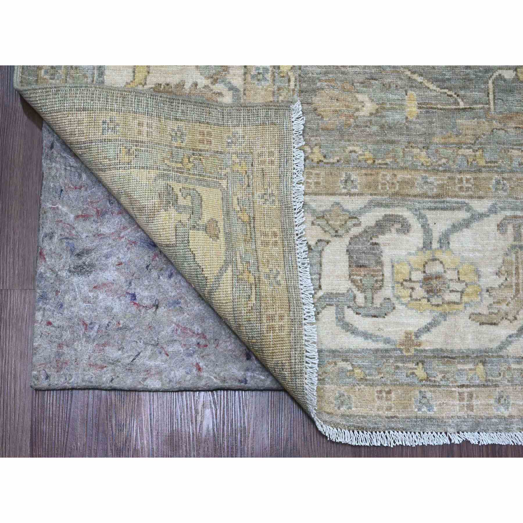 Oushak-And-Peshawar-Hand-Knotted-Rug-104955
