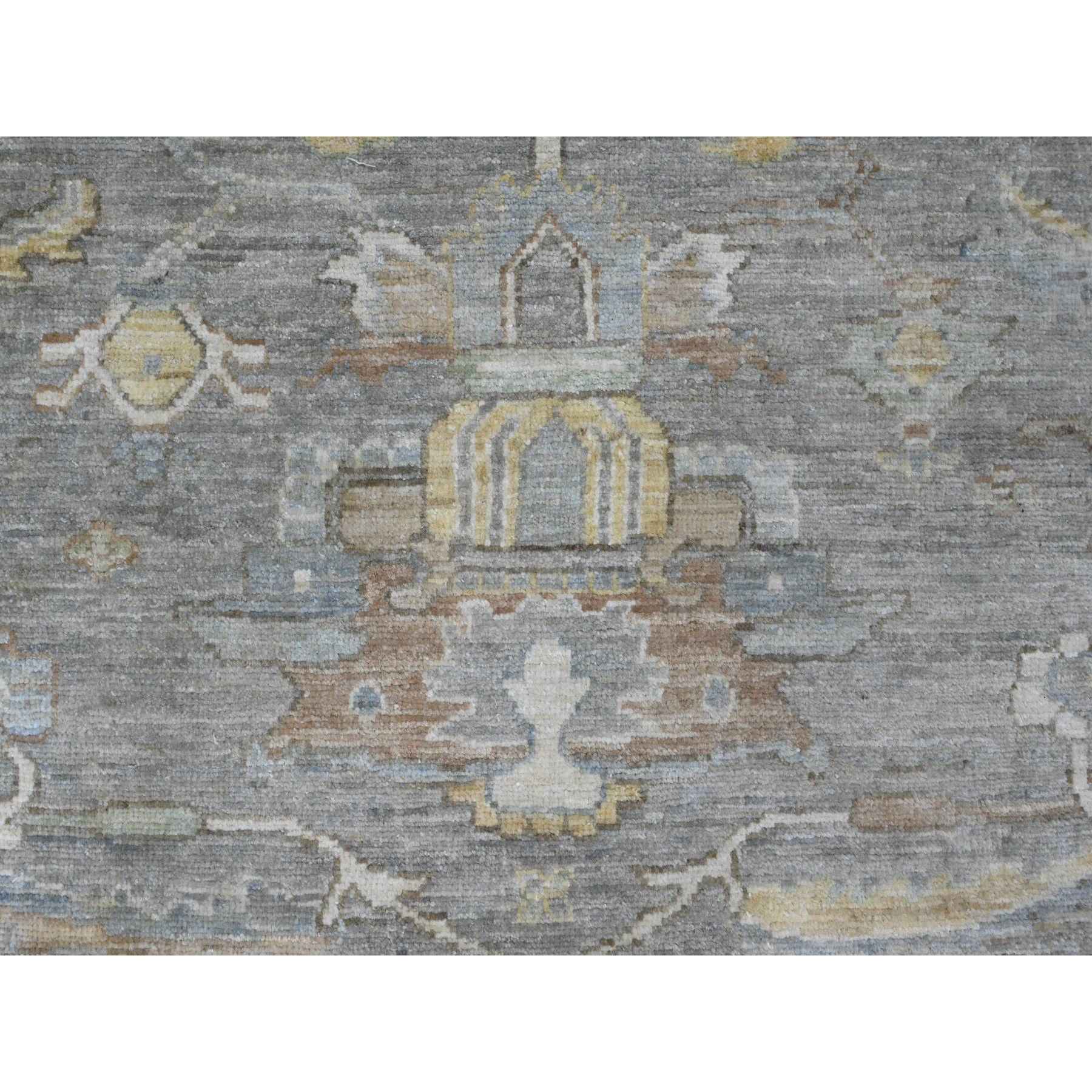 Oushak-And-Peshawar-Hand-Knotted-Rug-104955
