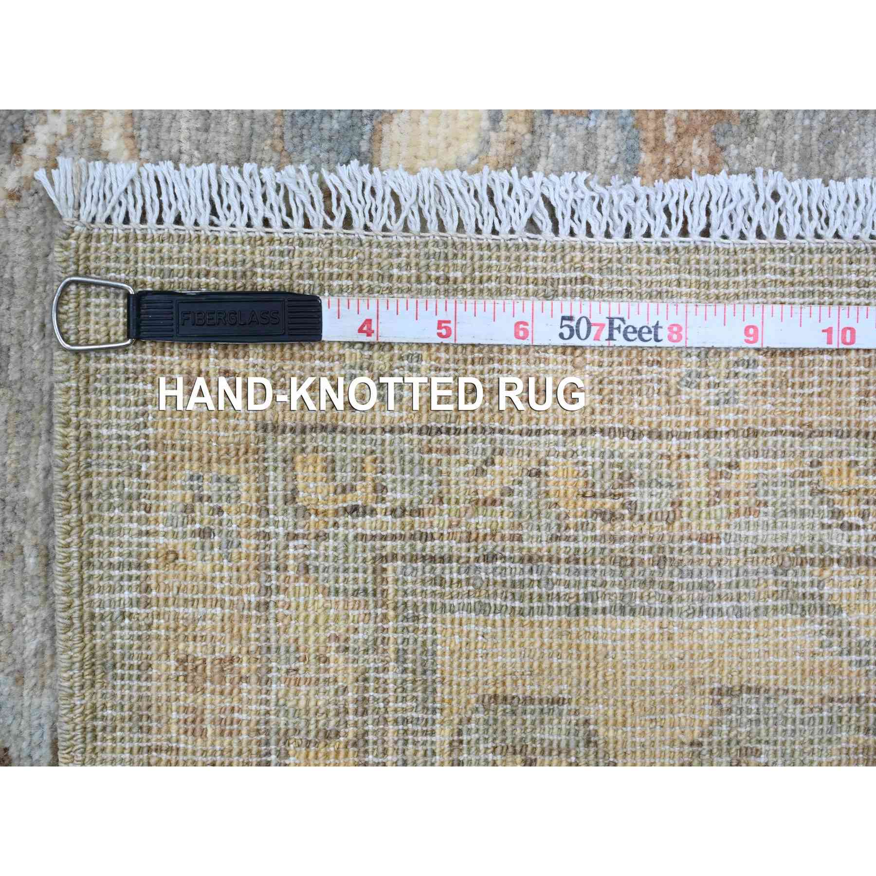 Oushak-And-Peshawar-Hand-Knotted-Rug-104955