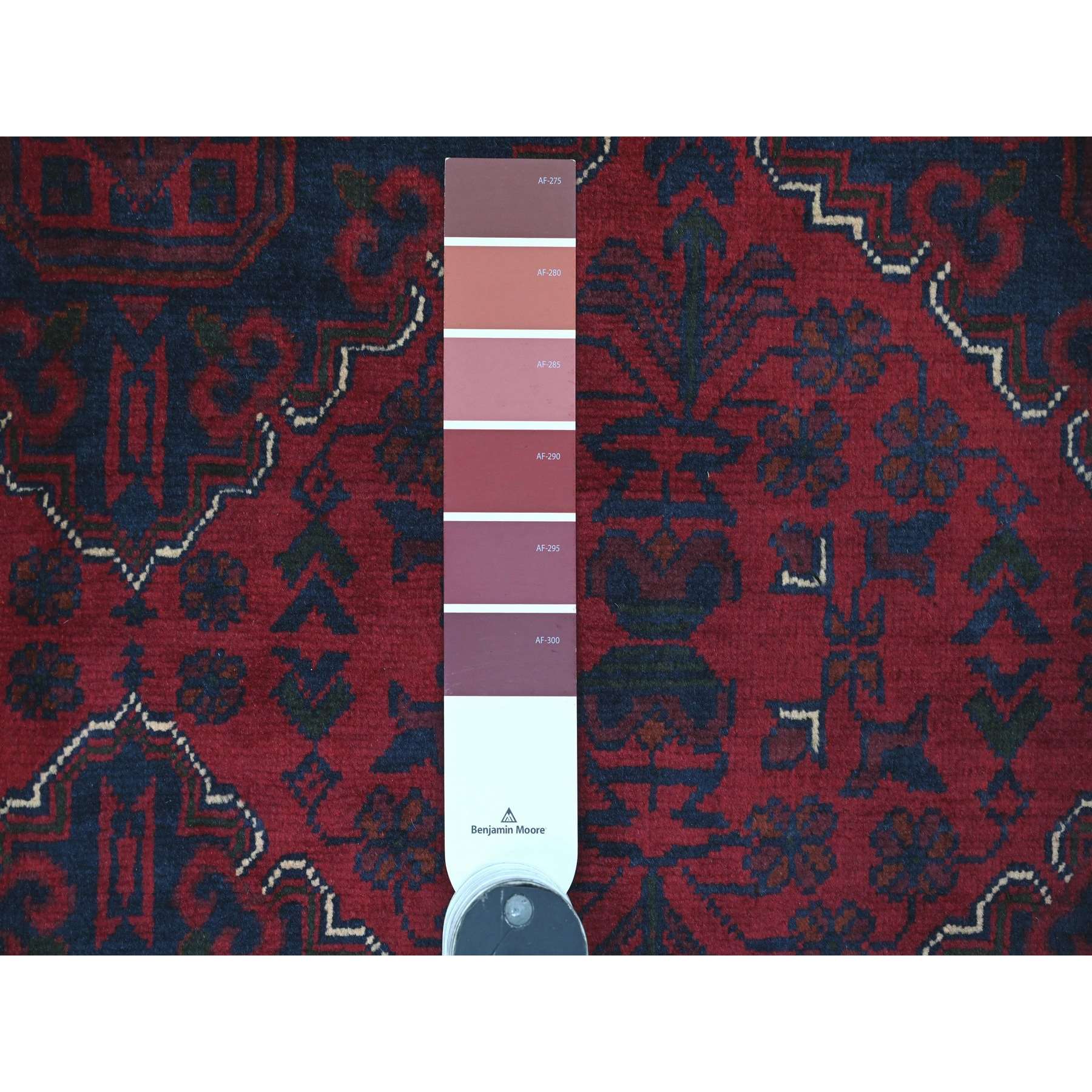 Tribal-Geometric-Hand-Knotted-Rug-102720