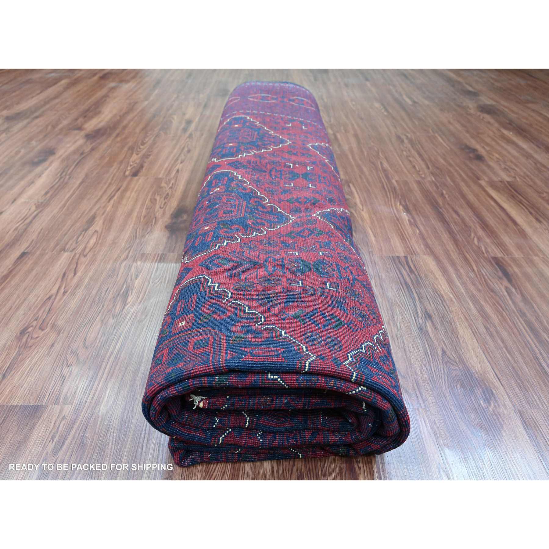 Tribal-Geometric-Hand-Knotted-Rug-102720