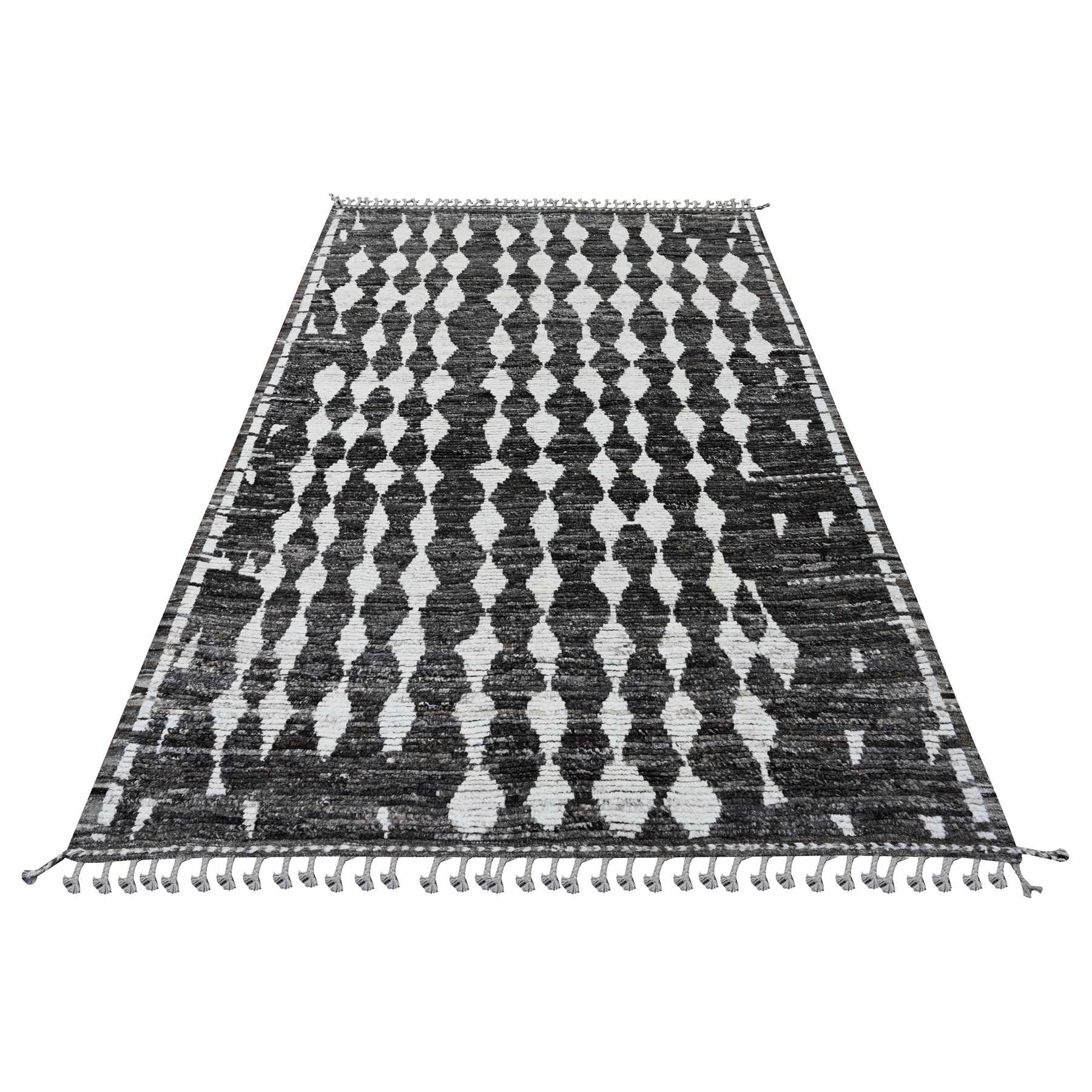 Tribal-Geometric-Hand-Knotted-Rug-102730