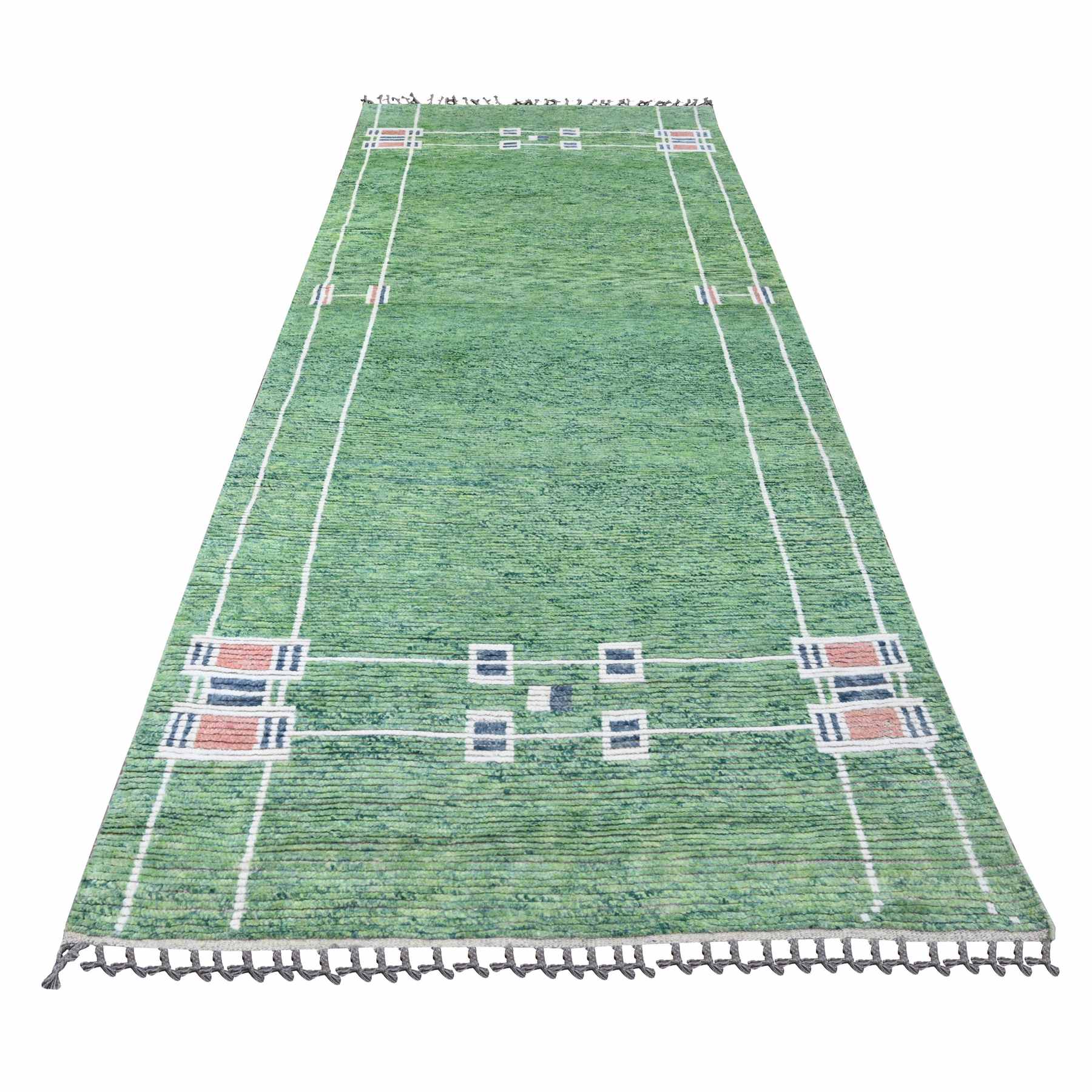 Tribal-Geometric-Hand-Knotted-Rug-102740