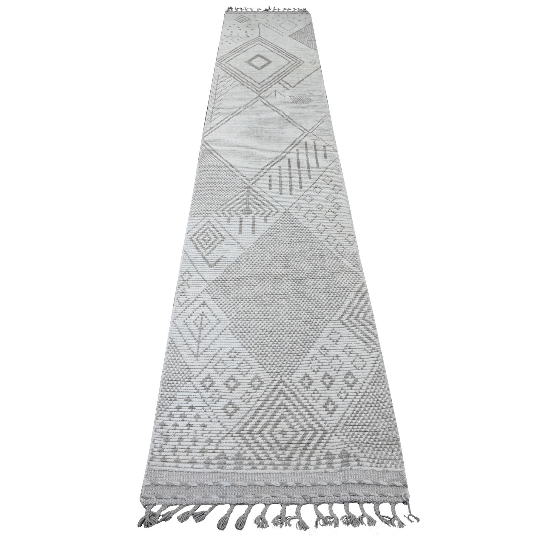 Tribal-Geometric-Hand-Knotted-Rug-102770