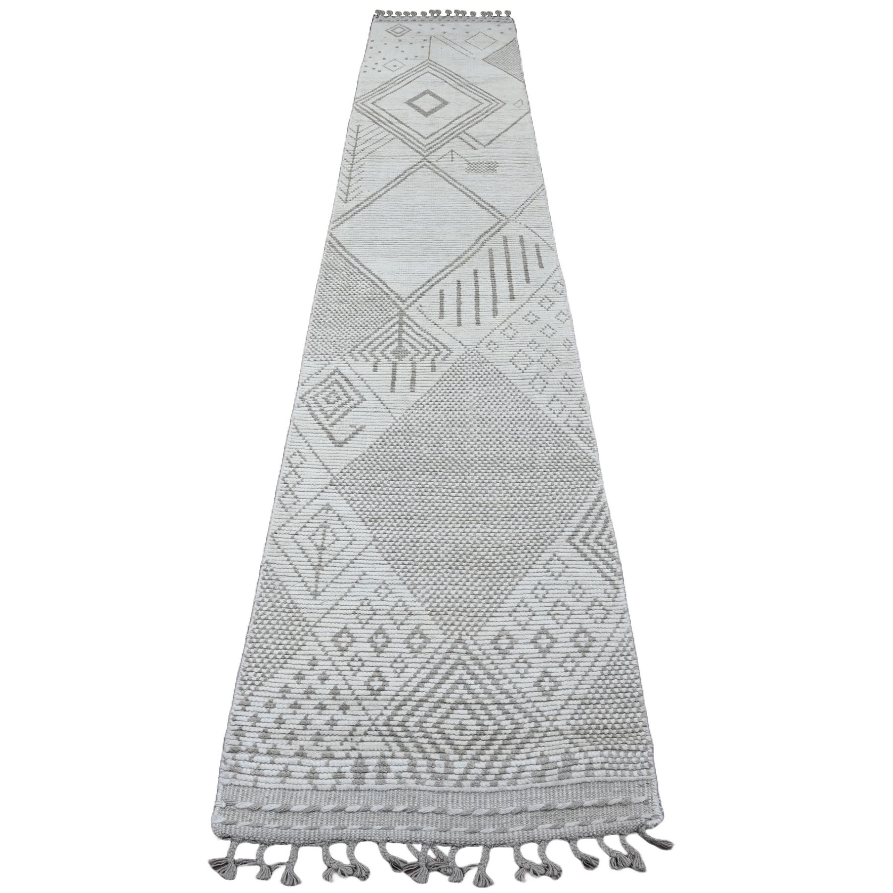 Tribal-Geometric-Hand-Knotted-Rug-103085