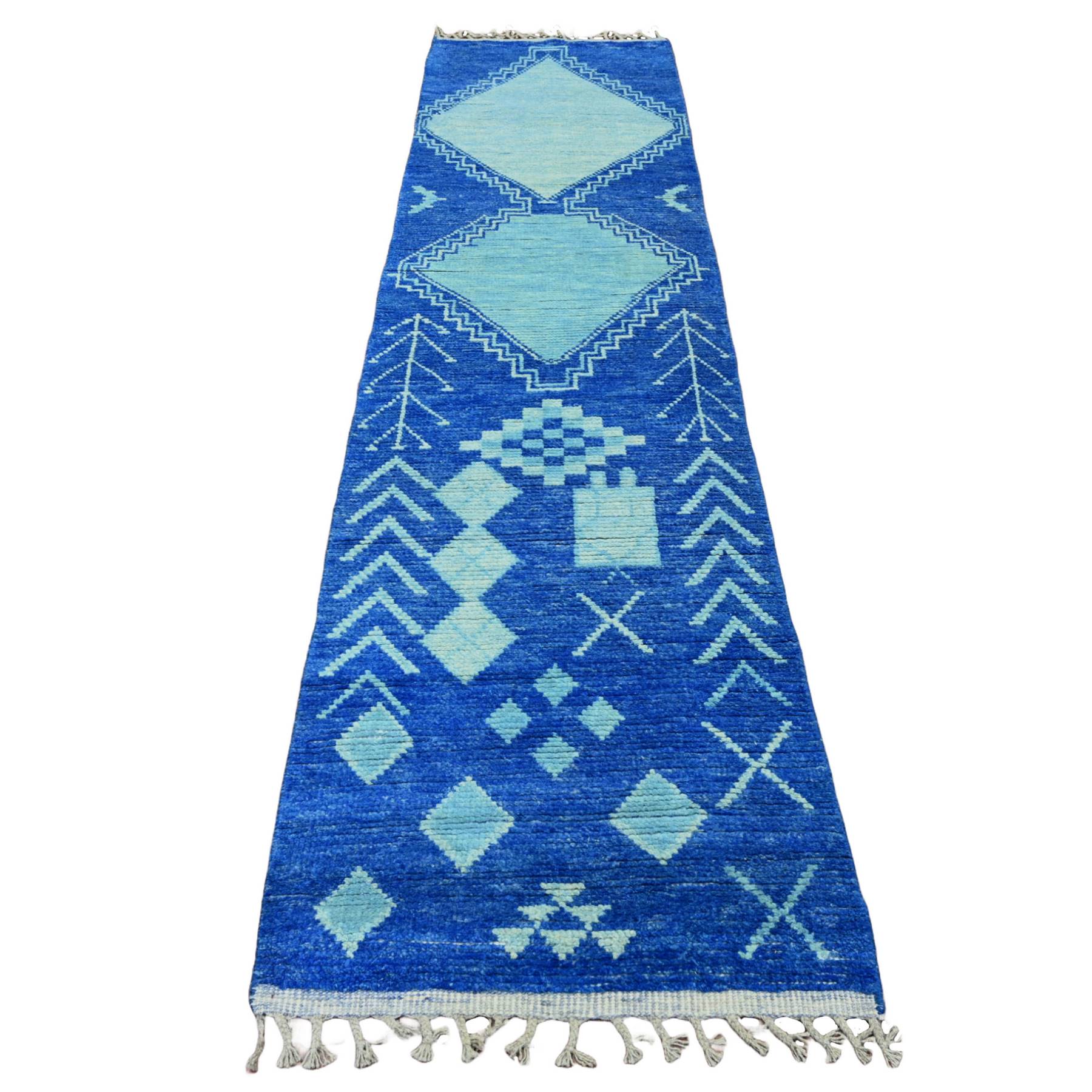 Tribal-Geometric-Hand-Knotted-Rug-103090