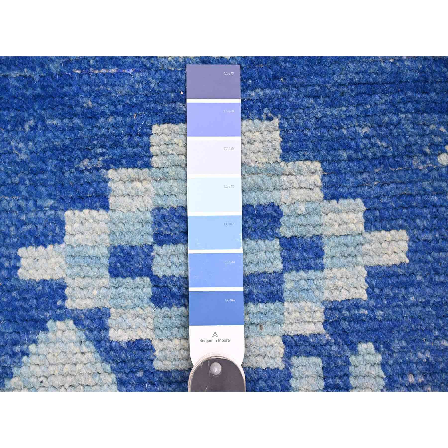 Tribal-Geometric-Hand-Knotted-Rug-103090