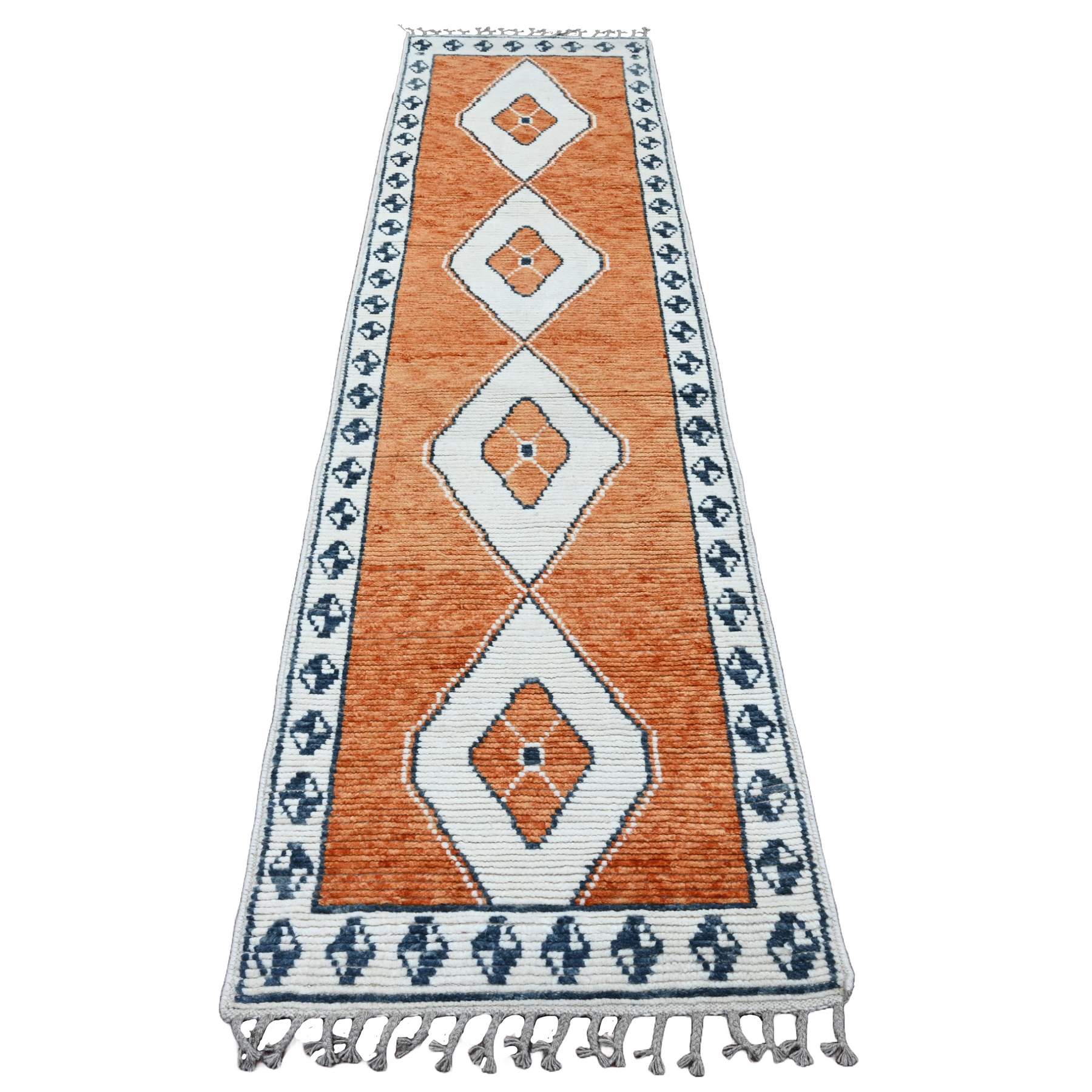 Tribal-Geometric-Hand-Knotted-Rug-103095