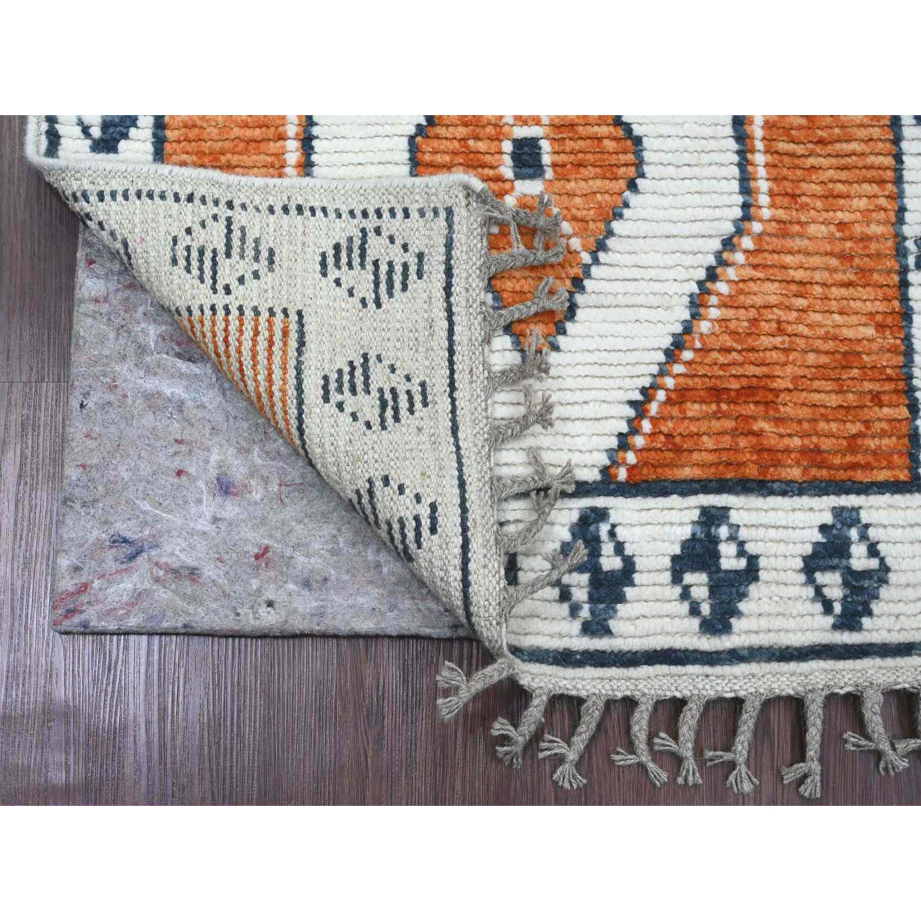 Tribal-Geometric-Hand-Knotted-Rug-103095