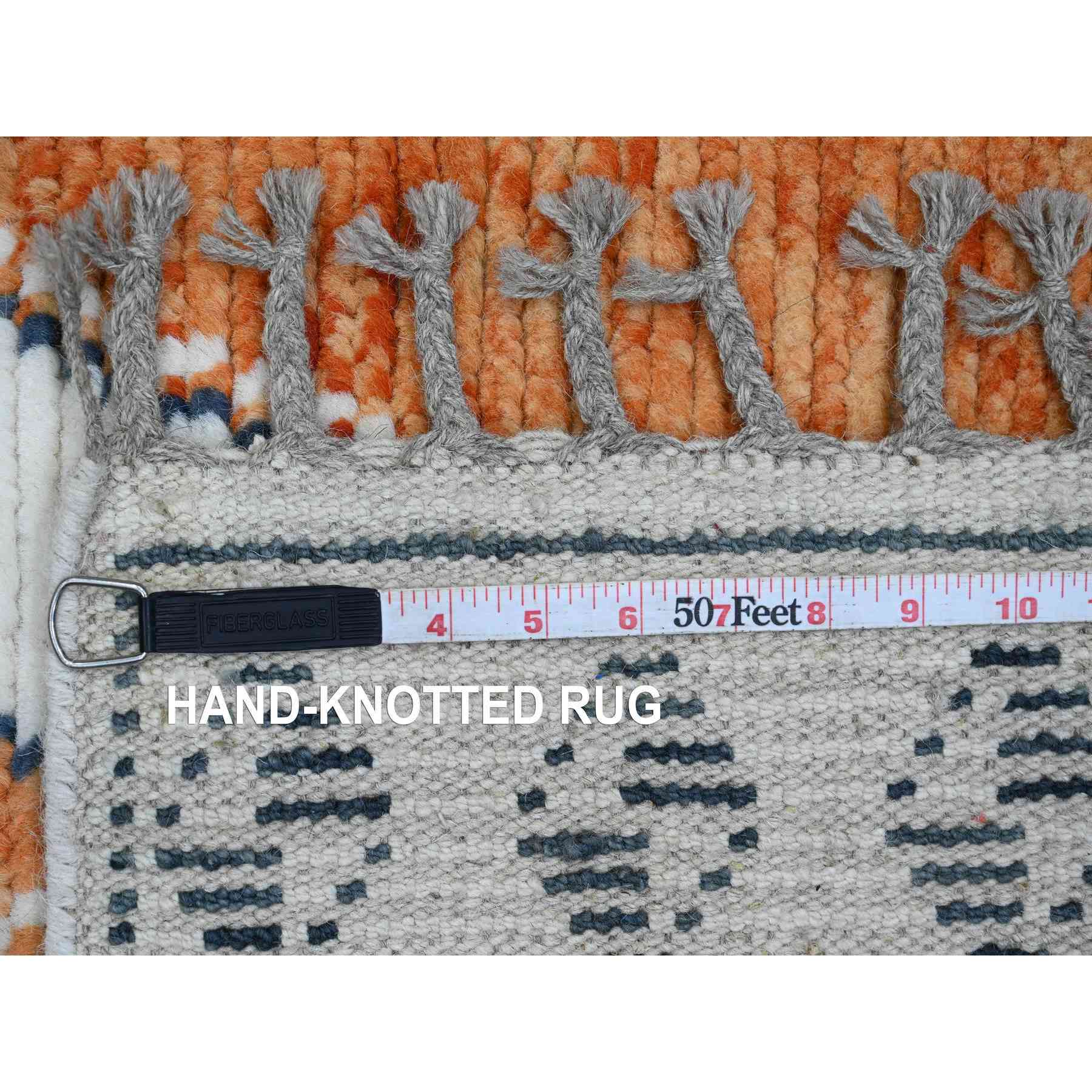 Tribal-Geometric-Hand-Knotted-Rug-103095