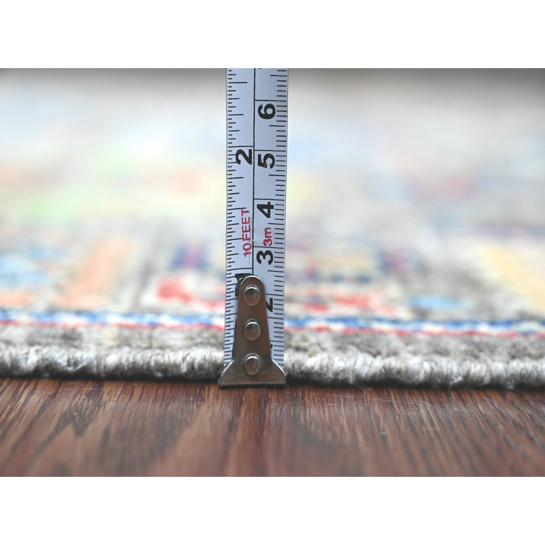Tribal-Geometric-Hand-Knotted-Rug-103155