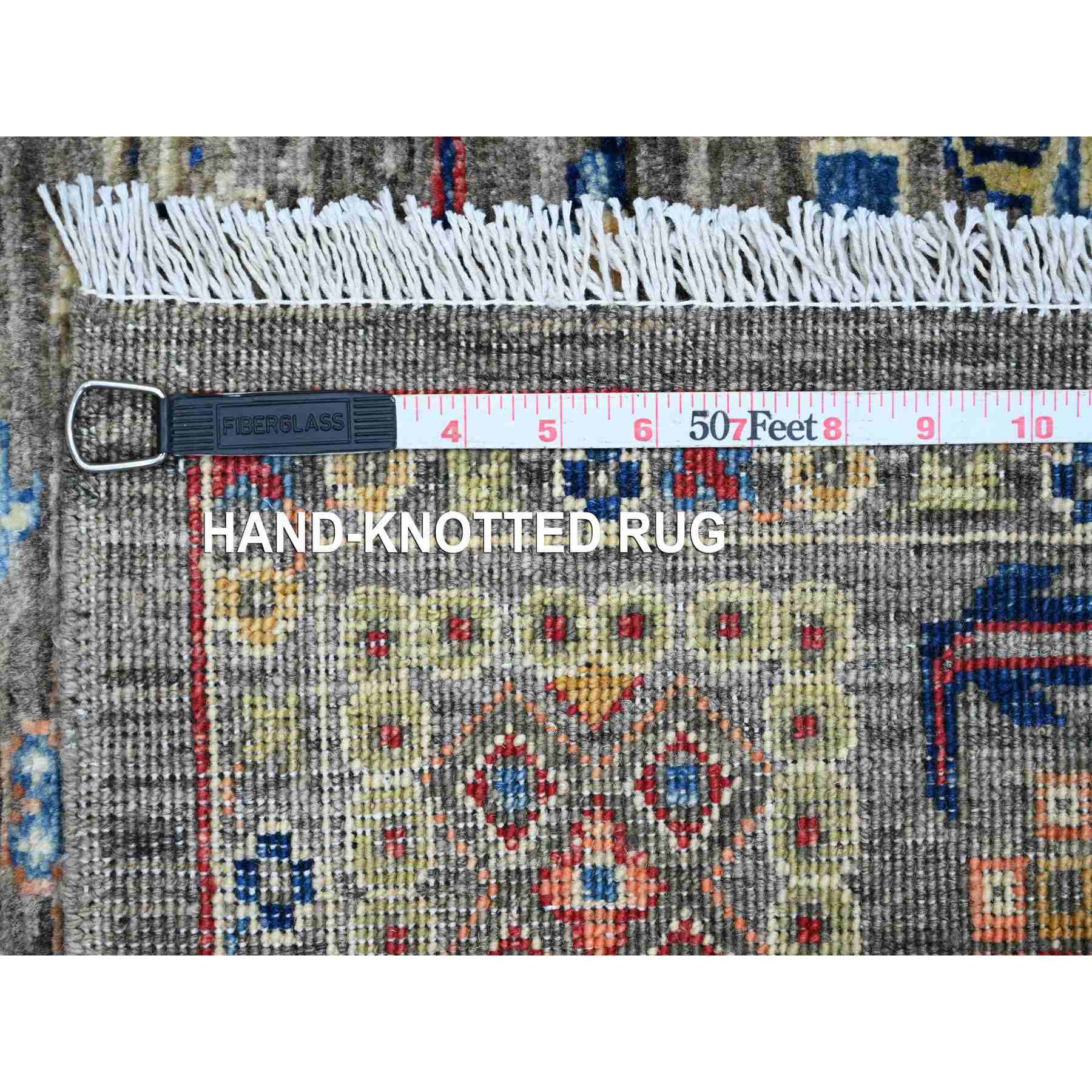 Tribal-Geometric-Hand-Knotted-Rug-103480