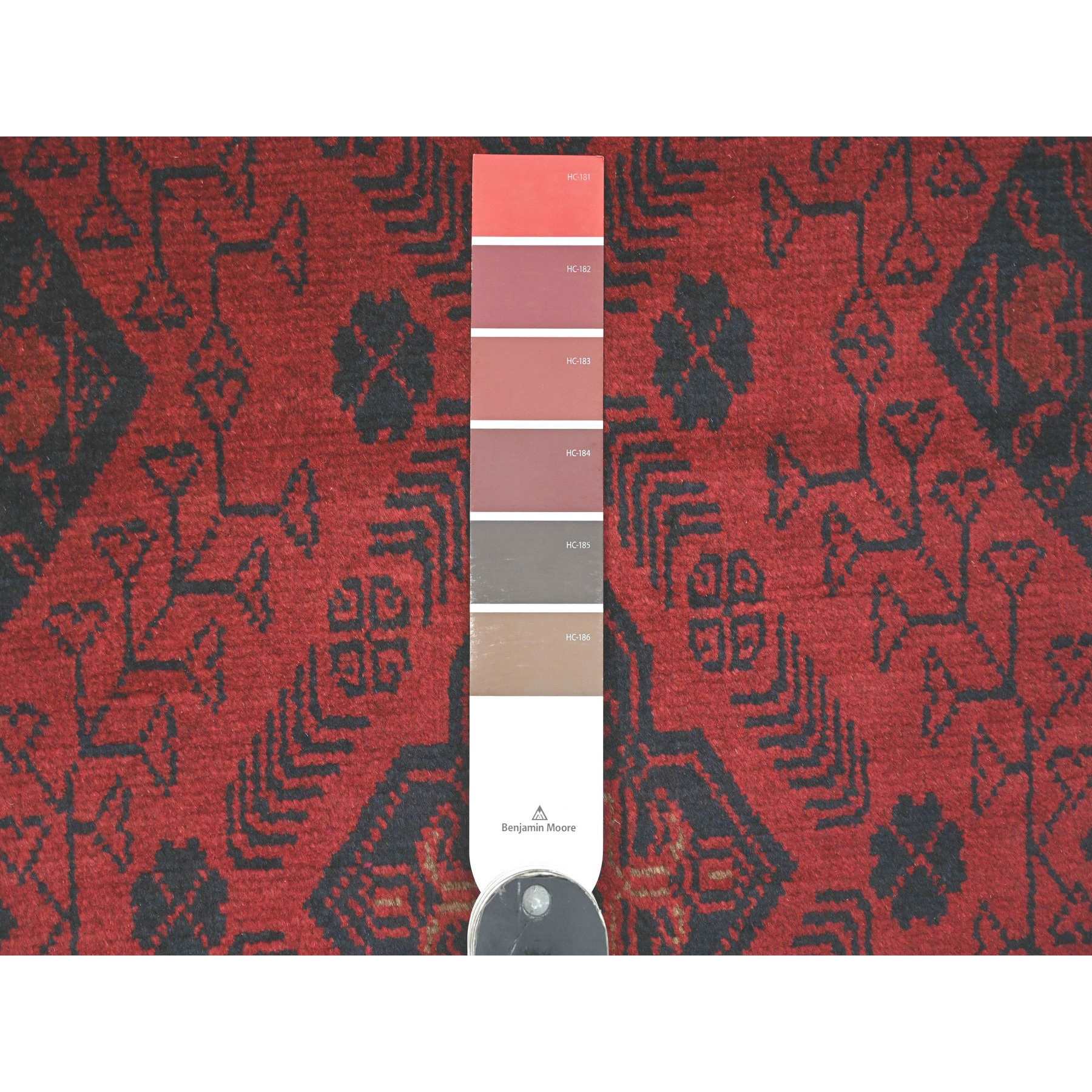 Tribal-Geometric-Hand-Knotted-Rug-103520