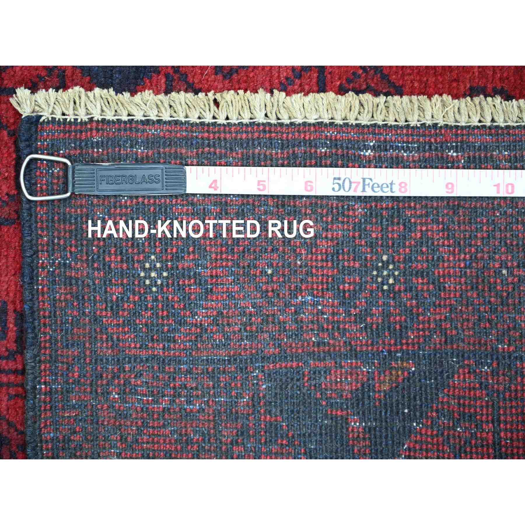 Tribal-Geometric-Hand-Knotted-Rug-103525