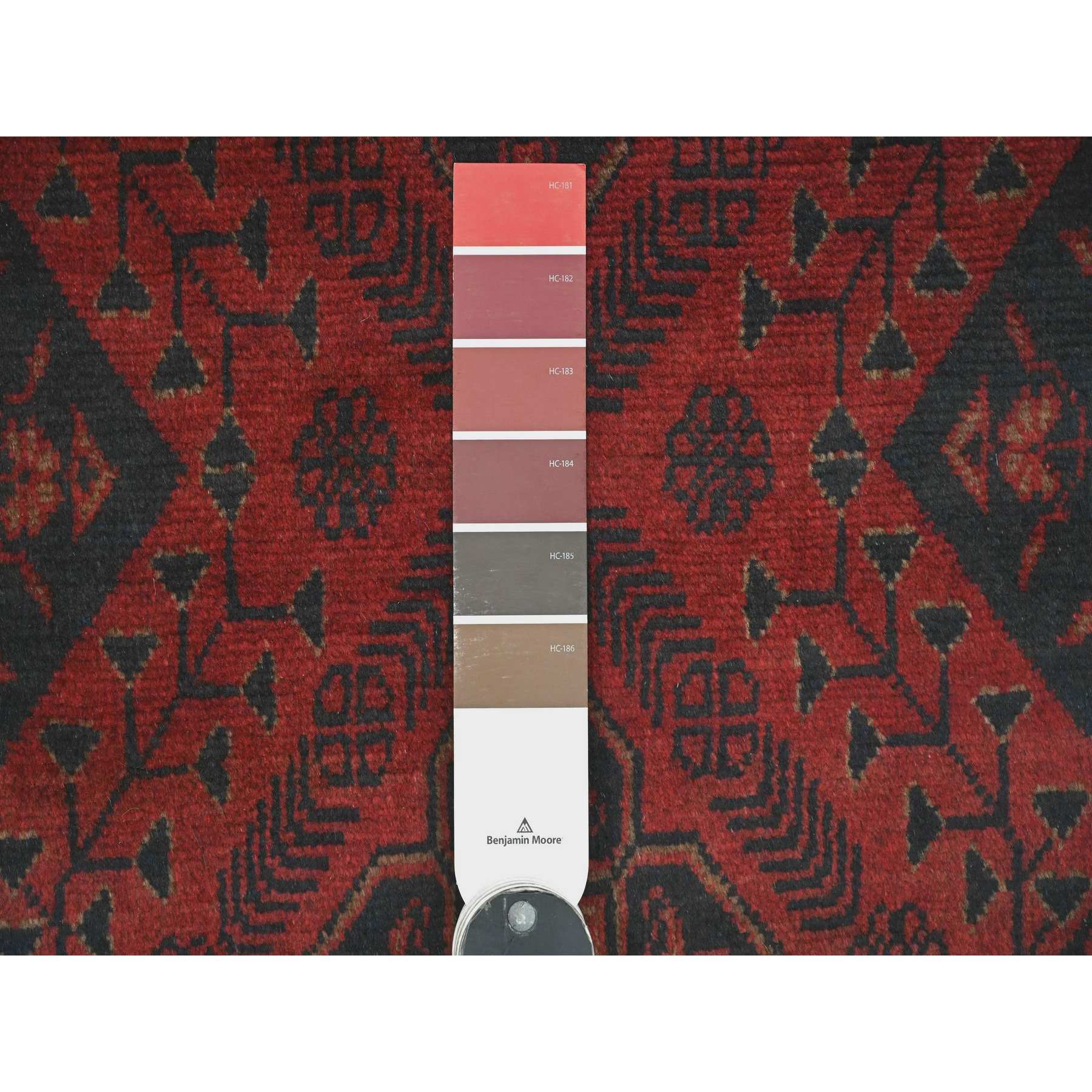 Tribal-Geometric-Hand-Knotted-Rug-103555